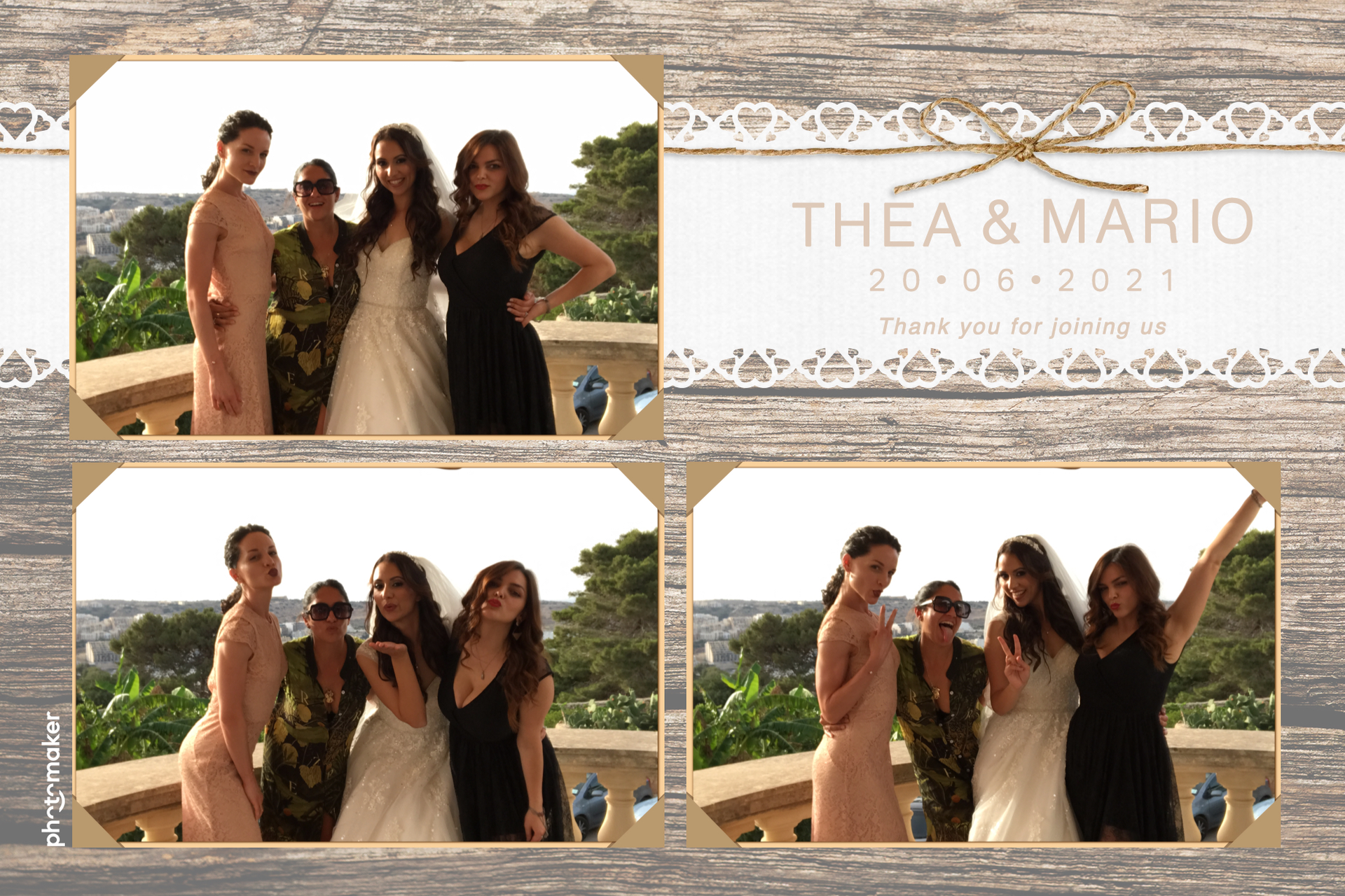 Thea & Mario's wedding | View more photos from the event at gallery.photomakerphotobooth.com.mt/u/PhotomakerMalta/Thea-Marios-wedding