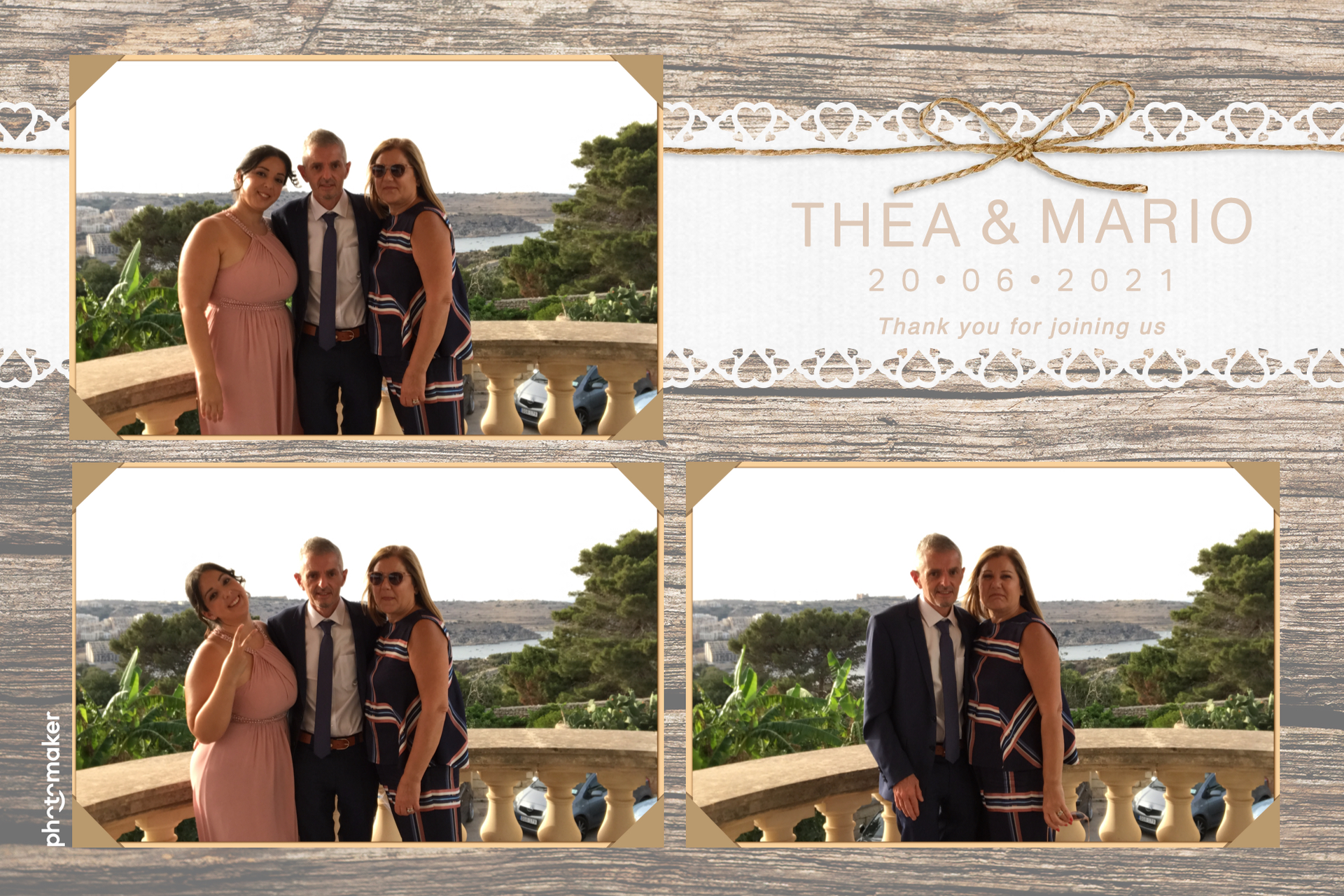 Thea & Mario's wedding | View more photos from the event at gallery.photomakerphotobooth.com.mt/u/PhotomakerMalta/Thea-Marios-wedding