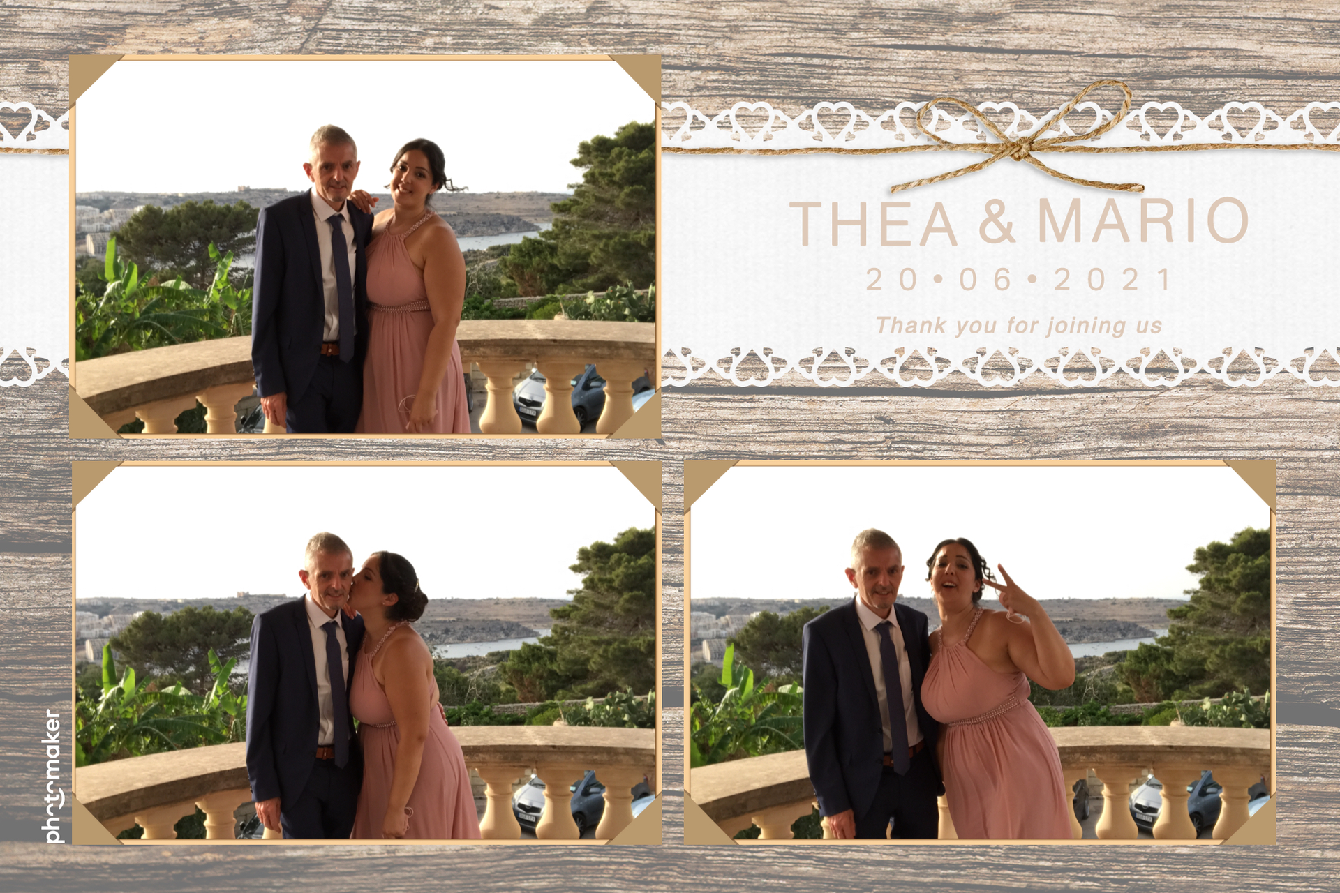 Thea & Mario's wedding | View more photos from the event at gallery.photomakerphotobooth.com.mt/u/PhotomakerMalta/Thea-Marios-wedding