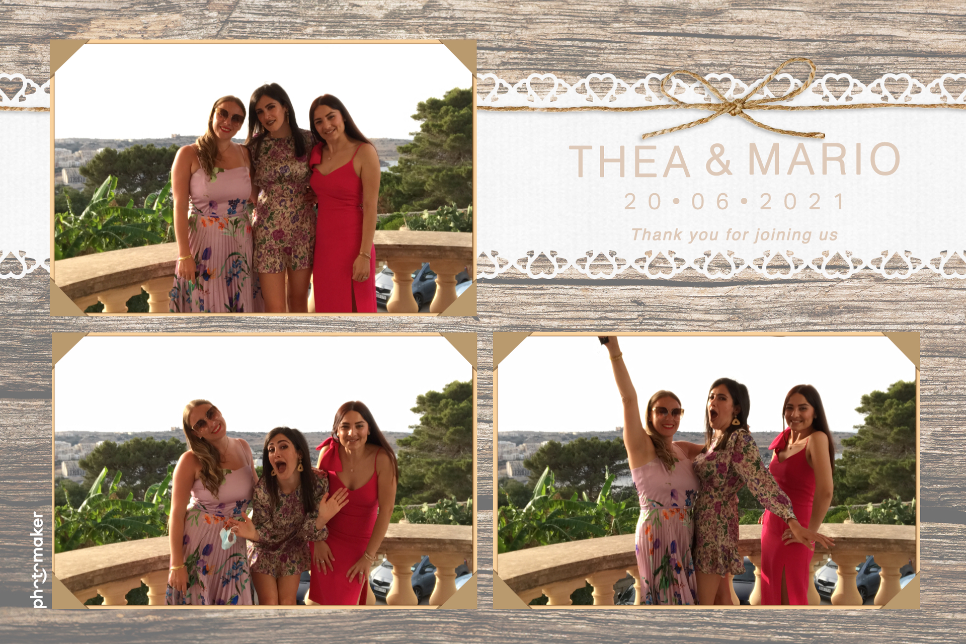 Thea & Mario's wedding | View more photos from the event at gallery.photomakerphotobooth.com.mt/u/PhotomakerMalta/Thea-Marios-wedding