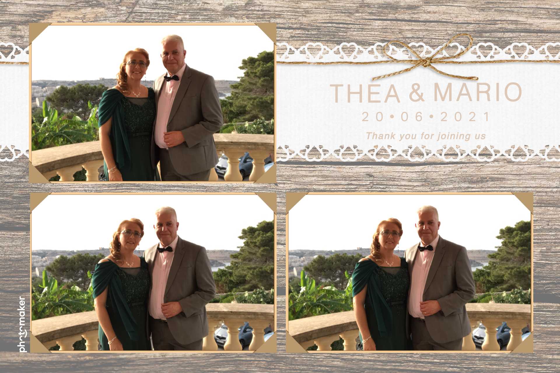 Thea & Mario's wedding | View more photos from the event at gallery.photomakerphotobooth.com.mt/u/PhotomakerMalta/Thea-Marios-wedding