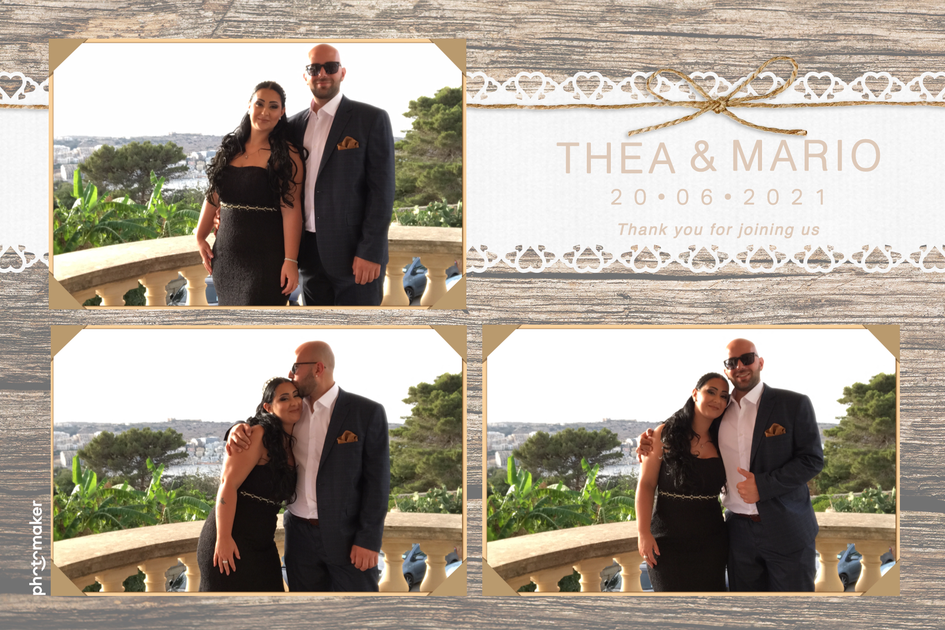 Thea & Mario's wedding | View more photos from the event at gallery.photomakerphotobooth.com.mt/u/PhotomakerMalta/Thea-Marios-wedding