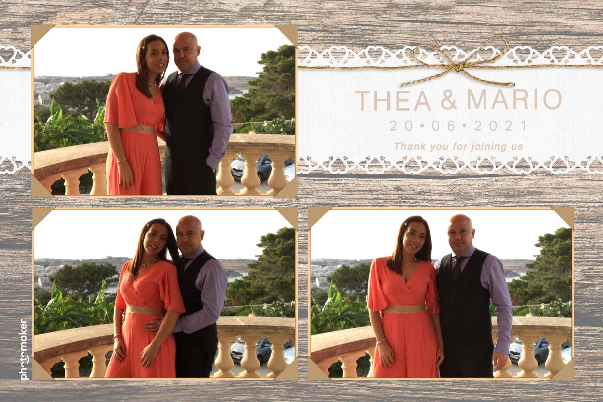 Thea & Mario's wedding | View more photos from the event at gallery.photomakerphotobooth.com.mt/u/PhotomakerMalta/Thea-Marios-wedding