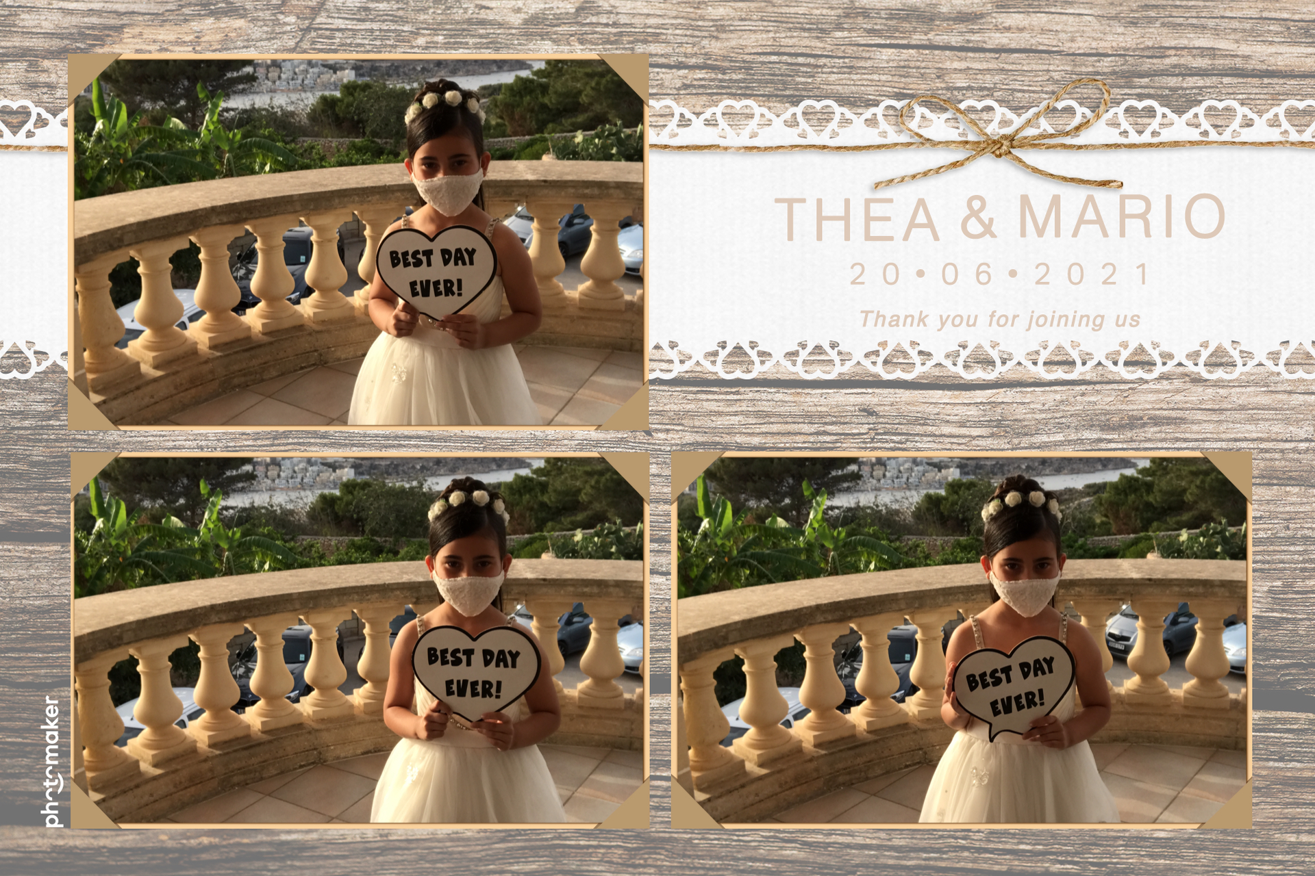 Thea & Mario's wedding | View more photos from the event at gallery.photomakerphotobooth.com.mt/u/PhotomakerMalta/Thea-Marios-wedding