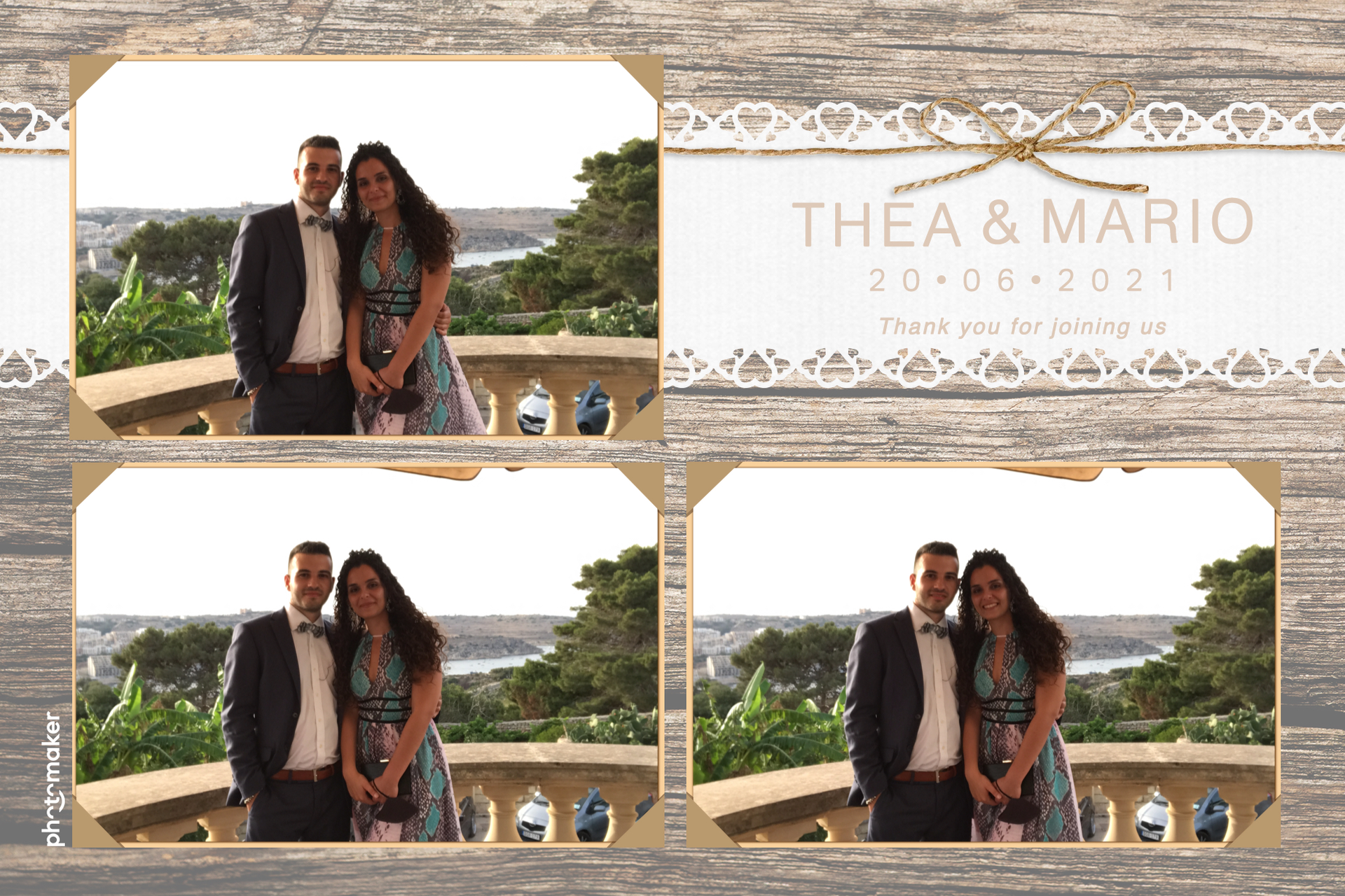Thea & Mario's wedding | View more photos from the event at gallery.photomakerphotobooth.com.mt/u/PhotomakerMalta/Thea-Marios-wedding