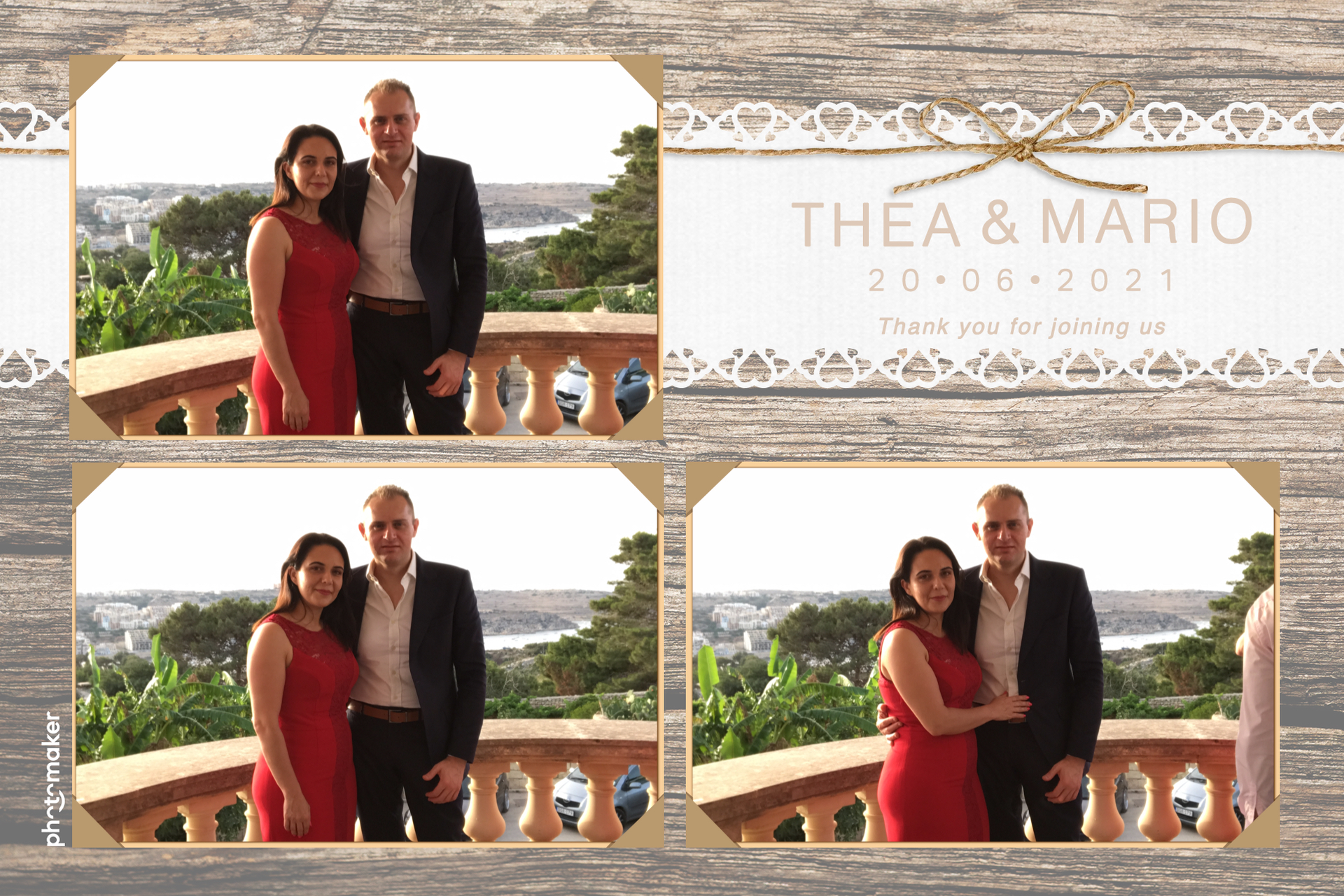 Thea & Mario's wedding | View more photos from the event at gallery.photomakerphotobooth.com.mt/u/PhotomakerMalta/Thea-Marios-wedding