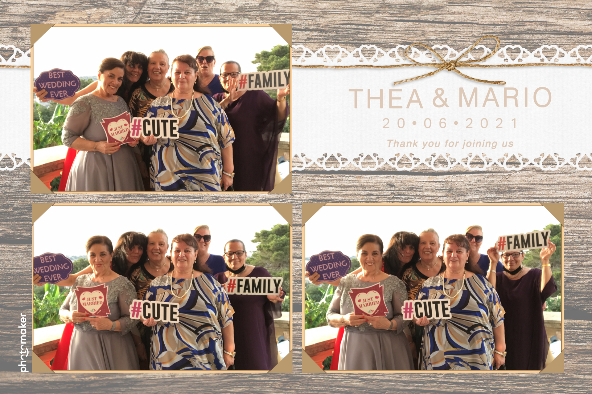 Thea & Mario's wedding | View more photos from the event at gallery.photomakerphotobooth.com.mt/u/PhotomakerMalta/Thea-Marios-wedding