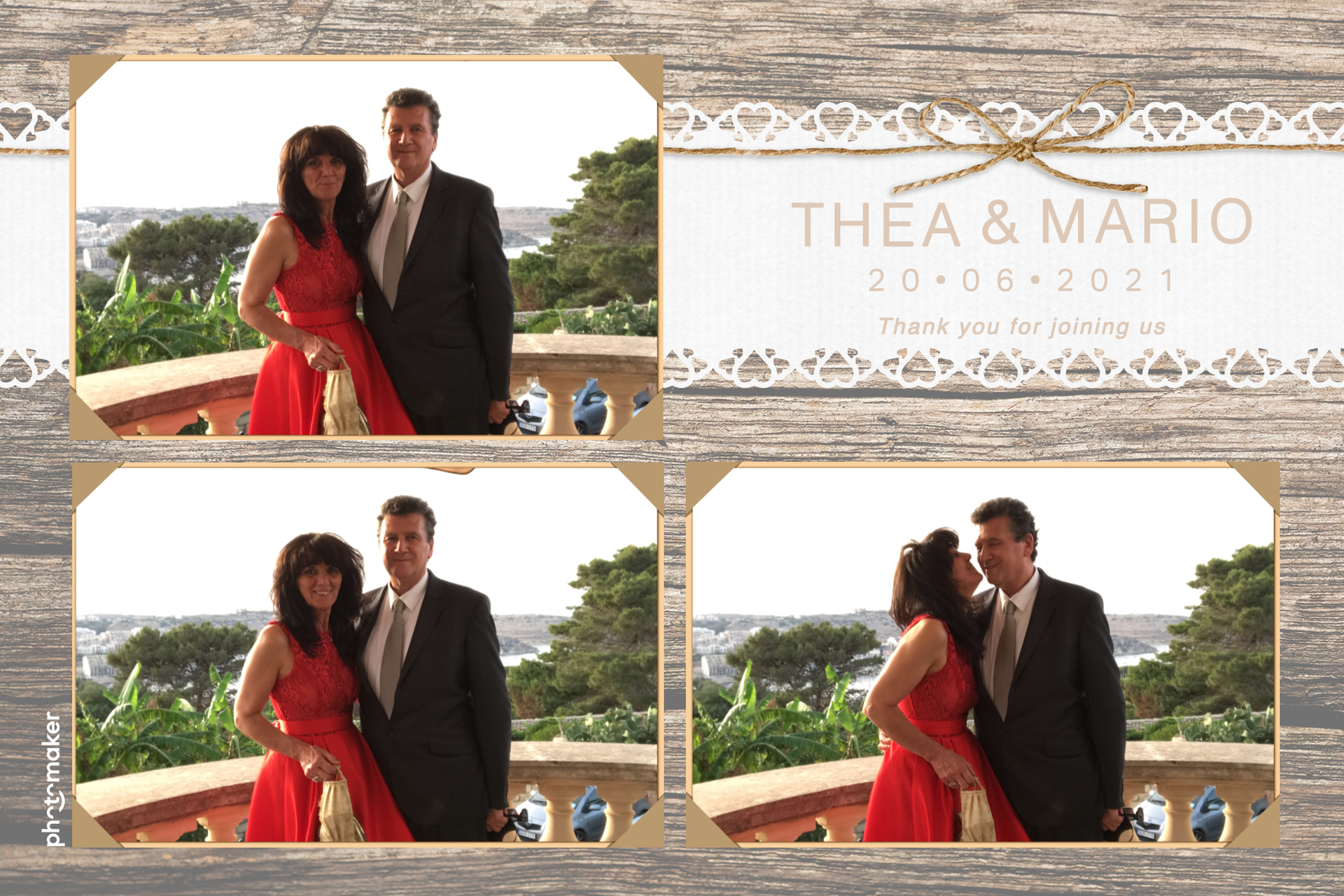 Thea & Mario's wedding | View more photos from the event at gallery.photomakerphotobooth.com.mt/u/PhotomakerMalta/Thea-Marios-wedding