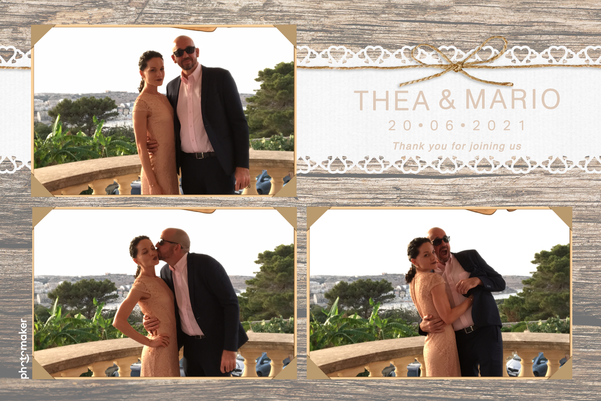 Thea & Mario's wedding | View more photos from the event at gallery.photomakerphotobooth.com.mt/u/PhotomakerMalta/Thea-Marios-wedding