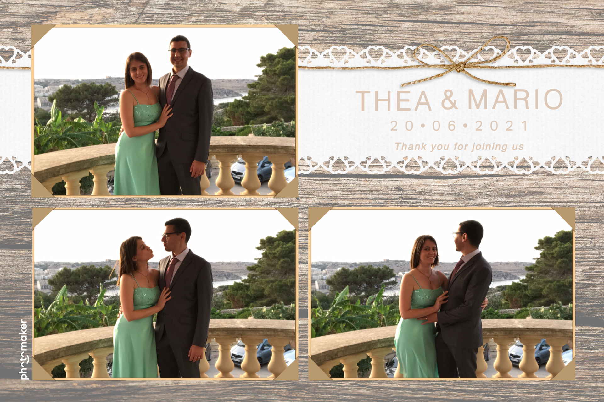 Thea & Mario's wedding | View more photos from the event at gallery.photomakerphotobooth.com.mt/u/PhotomakerMalta/Thea-Marios-wedding
