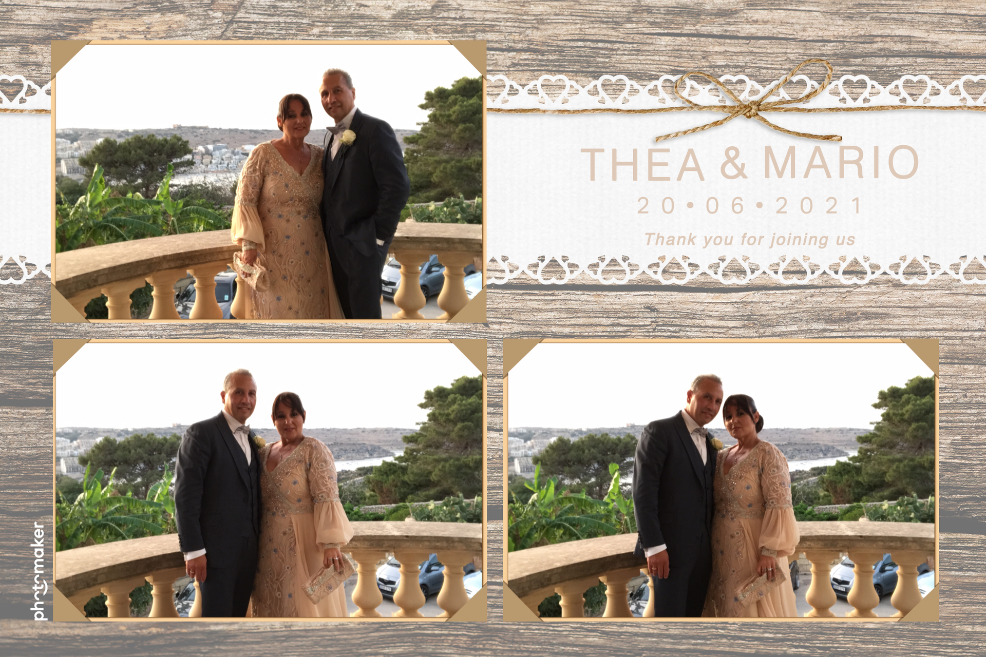 Thea & Mario's wedding | View more photos from the event at gallery.photomakerphotobooth.com.mt/u/PhotomakerMalta/Thea-Marios-wedding