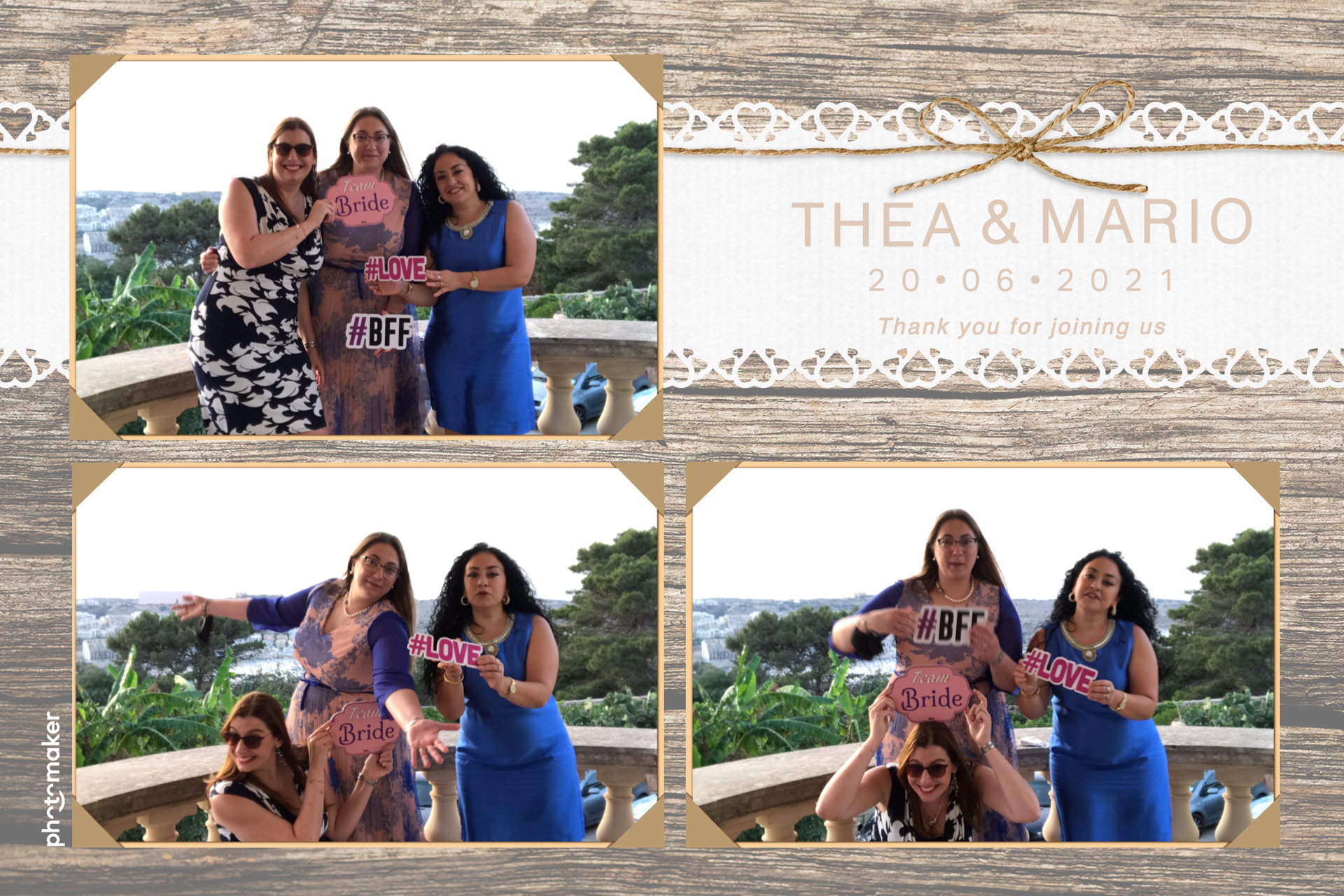 Thea & Mario's wedding | View more photos from the event at gallery.photomakerphotobooth.com.mt/u/PhotomakerMalta/Thea-Marios-wedding
