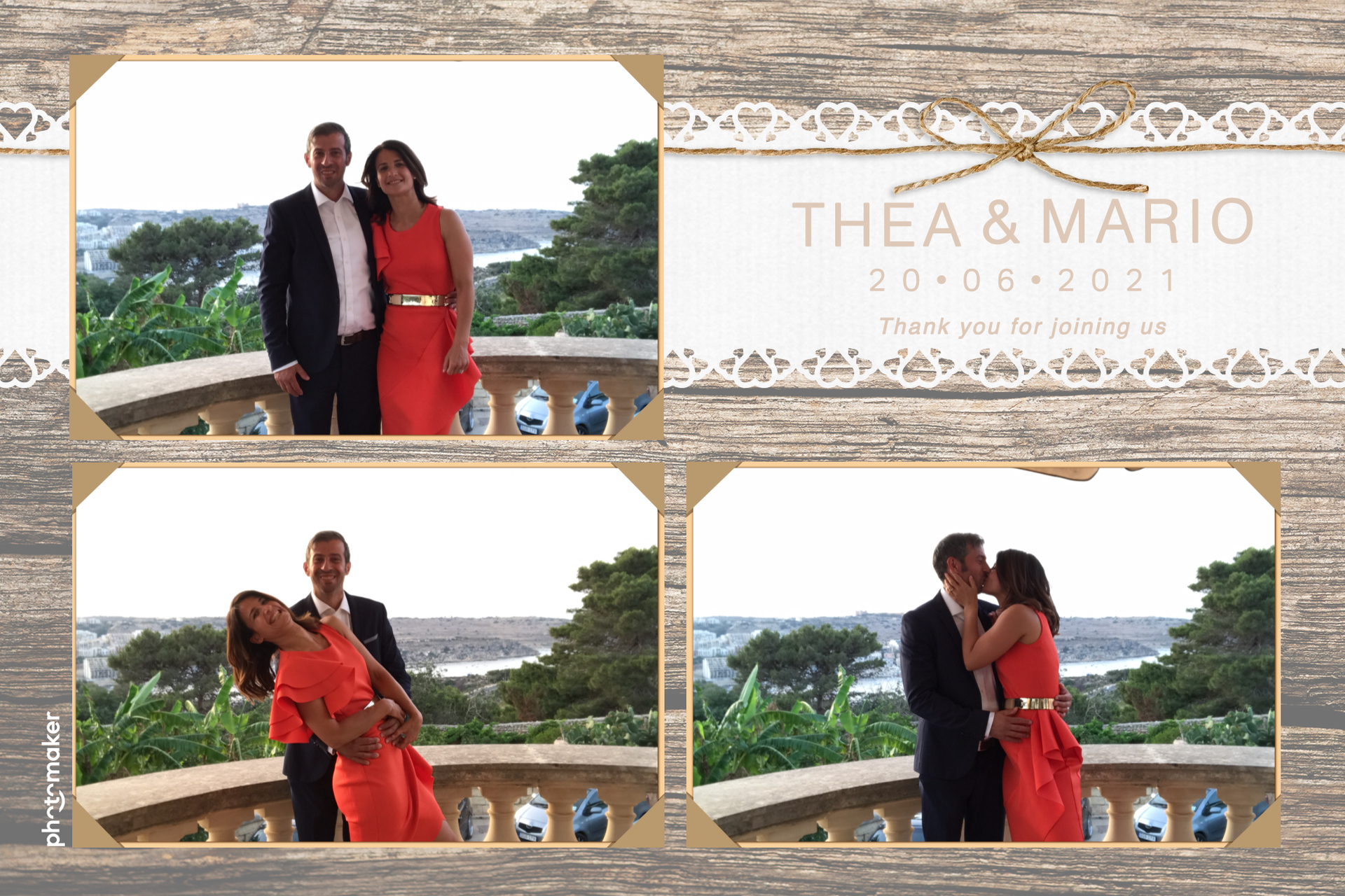 Thea & Mario's wedding | View more photos from the event at gallery.photomakerphotobooth.com.mt/u/PhotomakerMalta/Thea-Marios-wedding