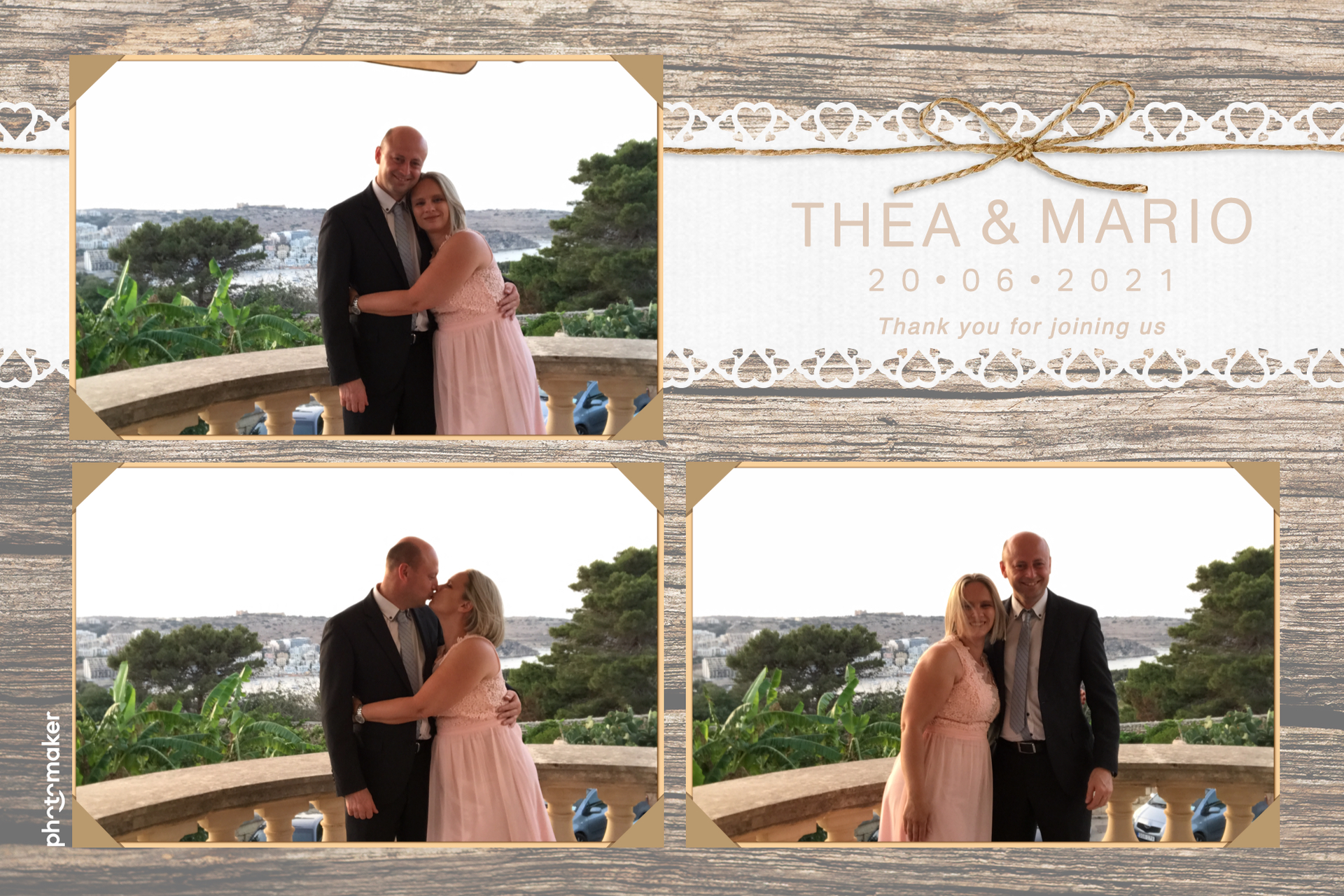 Thea & Mario's wedding | View more photos from the event at gallery.photomakerphotobooth.com.mt/u/PhotomakerMalta/Thea-Marios-wedding