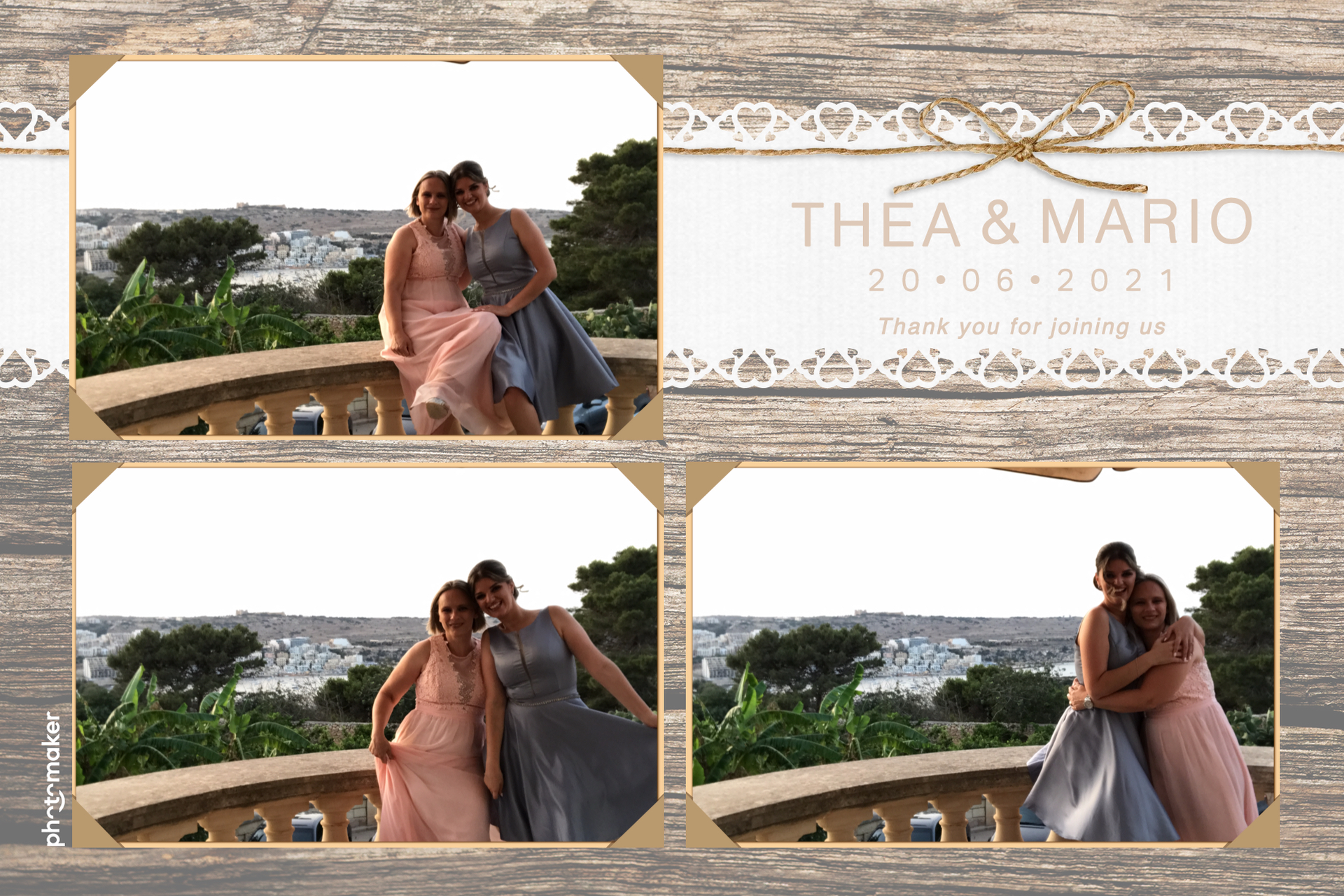 Thea & Mario's wedding | View more photos from the event at gallery.photomakerphotobooth.com.mt/u/PhotomakerMalta/Thea-Marios-wedding