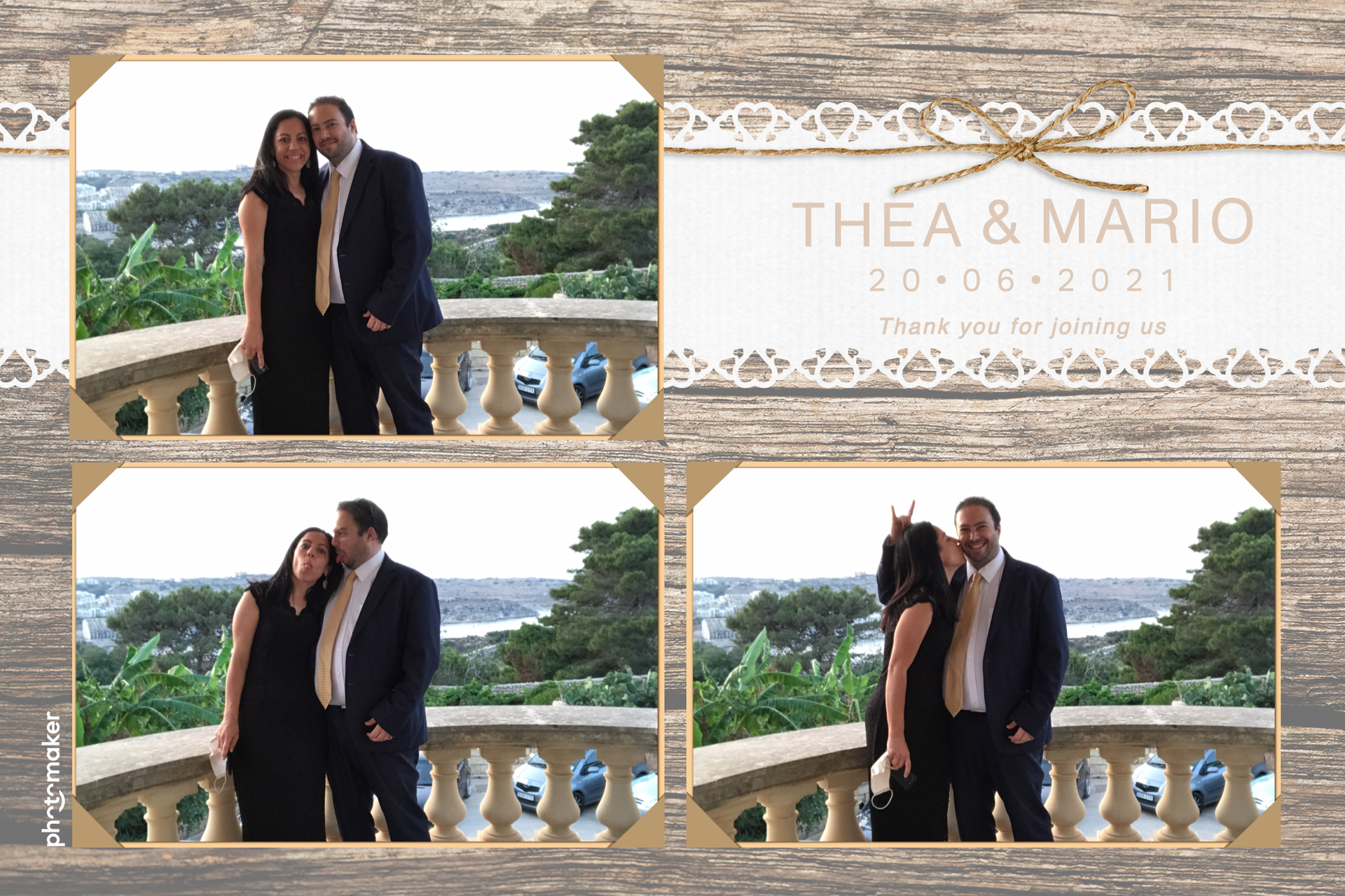 Thea & Mario's wedding | View more photos from the event at gallery.photomakerphotobooth.com.mt/u/PhotomakerMalta/Thea-Marios-wedding