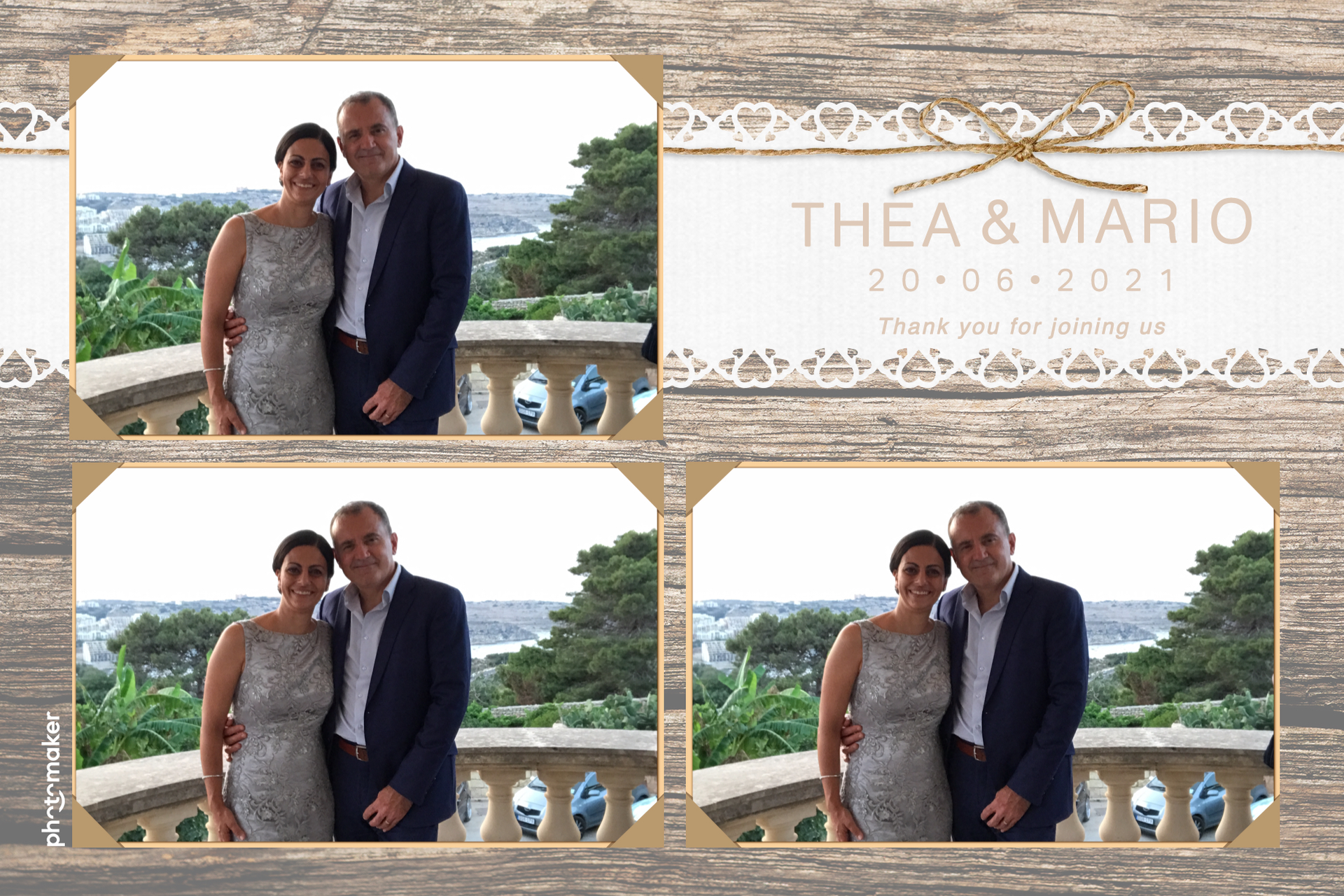 Thea & Mario's wedding | View more photos from the event at gallery.photomakerphotobooth.com.mt/u/PhotomakerMalta/Thea-Marios-wedding
