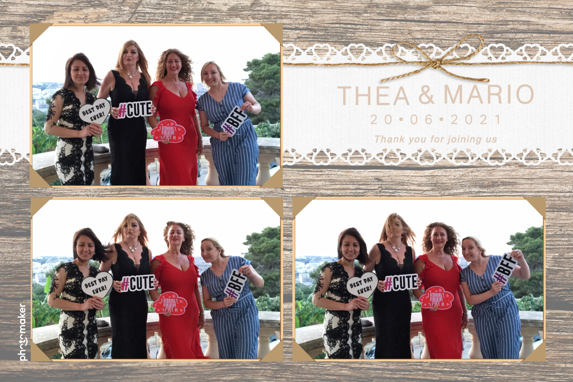Thea & Mario's wedding | View more photos from the event at gallery.photomakerphotobooth.com.mt/u/PhotomakerMalta/Thea-Marios-wedding