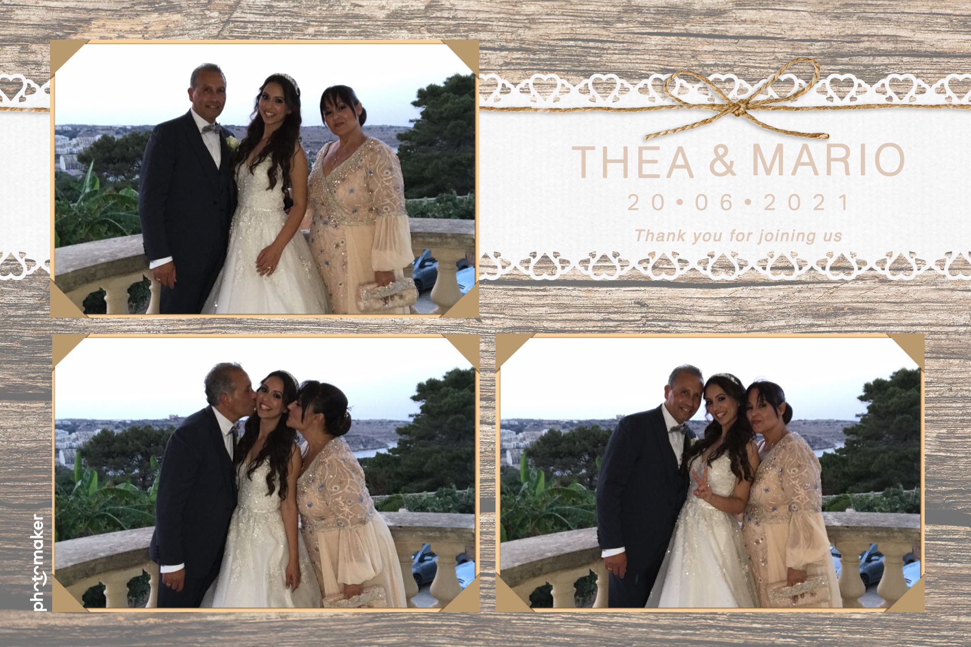 Thea & Mario's wedding | View more photos from the event at gallery.photomakerphotobooth.com.mt/u/PhotomakerMalta/Thea-Marios-wedding