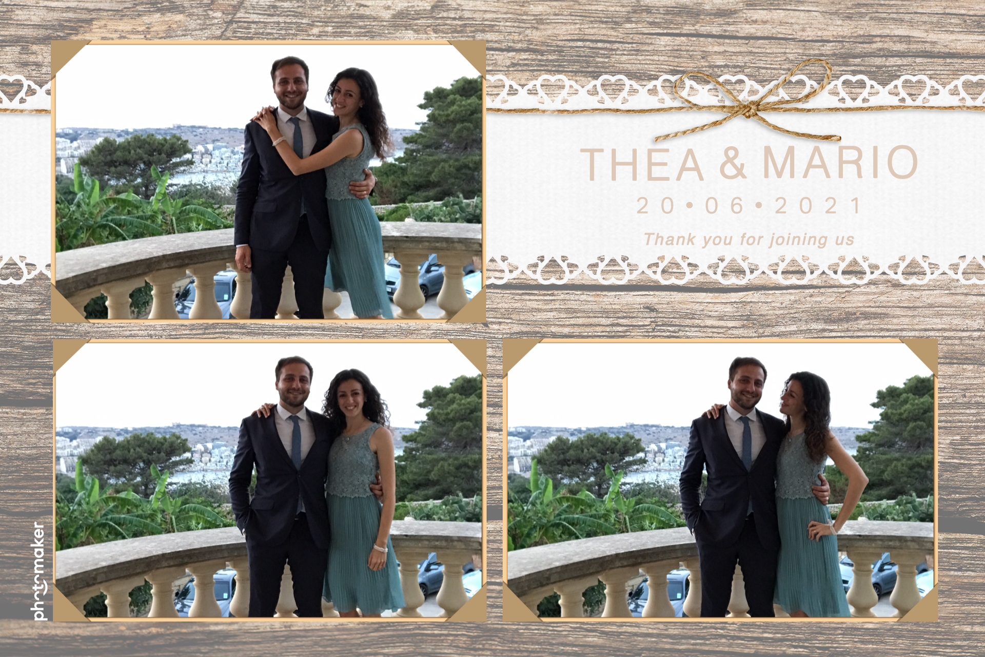 Thea & Mario's wedding | View more photos from the event at gallery.photomakerphotobooth.com.mt/u/PhotomakerMalta/Thea-Marios-wedding