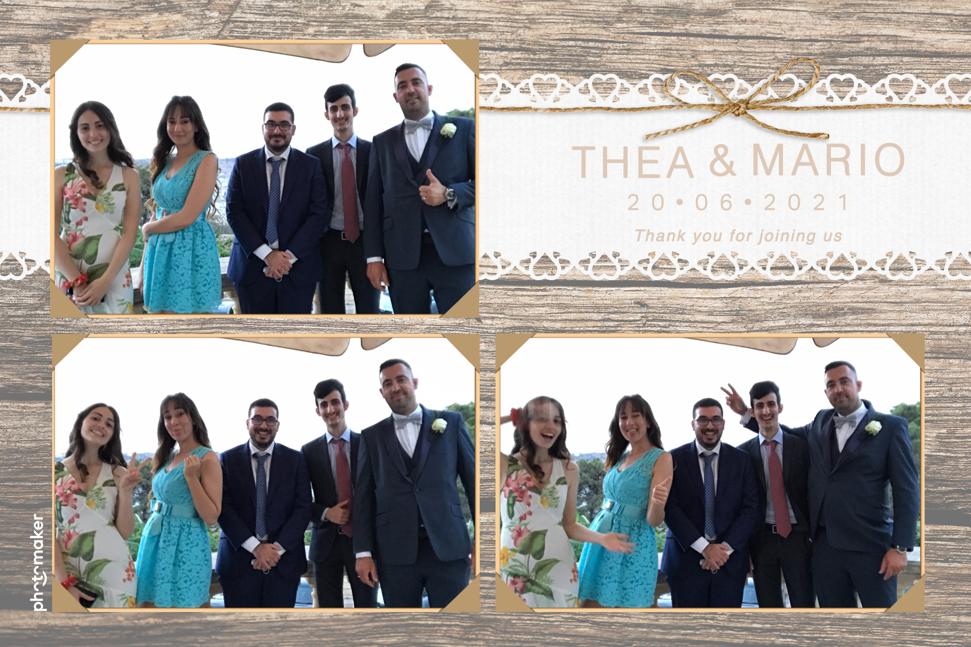 Thea & Mario's wedding | View more photos from the event at gallery.photomakerphotobooth.com.mt/u/PhotomakerMalta/Thea-Marios-wedding