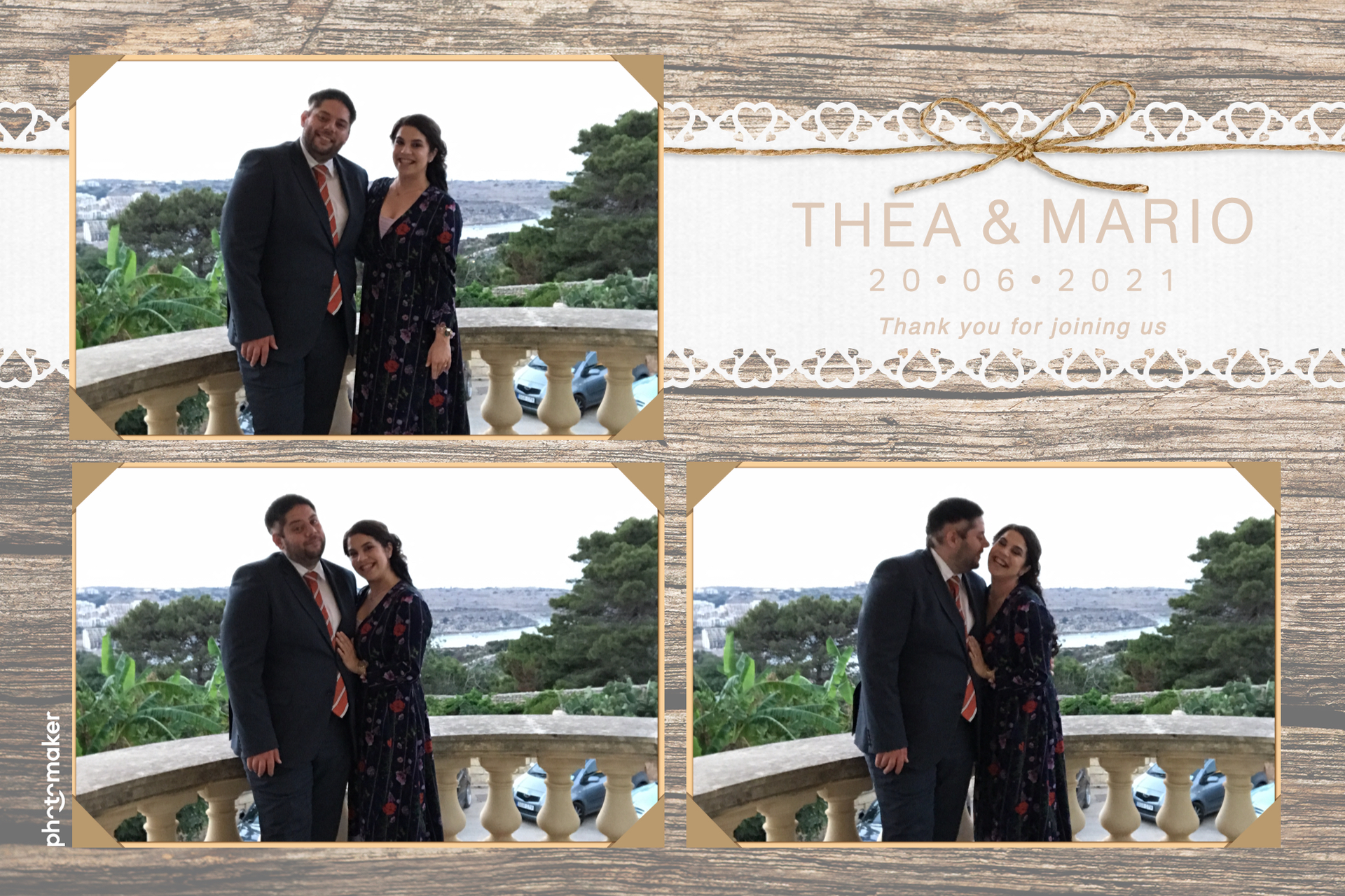Thea & Mario's wedding | View more photos from the event at gallery.photomakerphotobooth.com.mt/u/PhotomakerMalta/Thea-Marios-wedding
