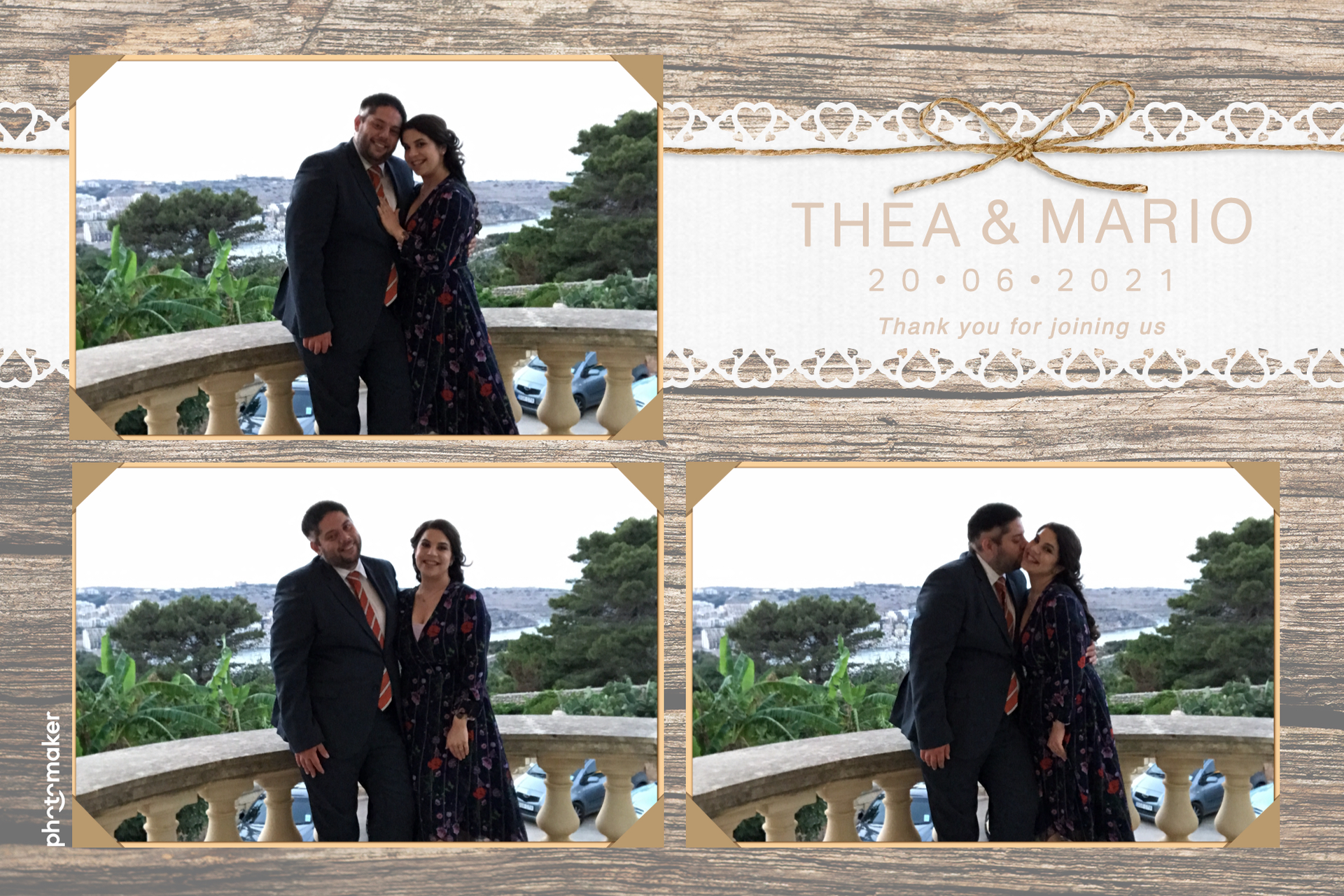 Thea & Mario's wedding | View more photos from the event at gallery.photomakerphotobooth.com.mt/u/PhotomakerMalta/Thea-Marios-wedding