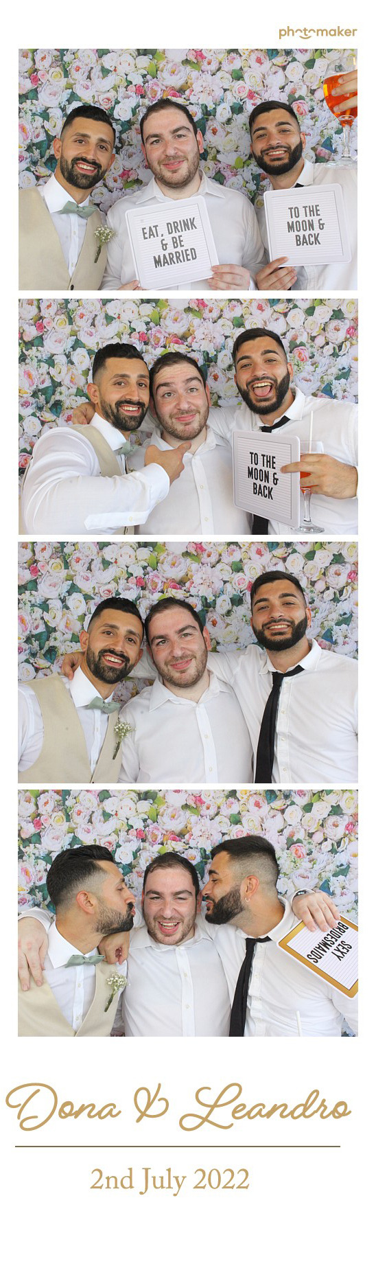 Dona & Leandro's Wedding | View more photos from the event at gallery.photomakerphotobooth.com.mt/u/PhotomakerMalta/Dona-Leandros-Wedding