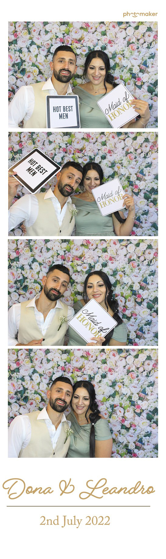 Dona & Leandro's Wedding | View more photos from the event at gallery.photomakerphotobooth.com.mt/u/PhotomakerMalta/Dona-Leandros-Wedding