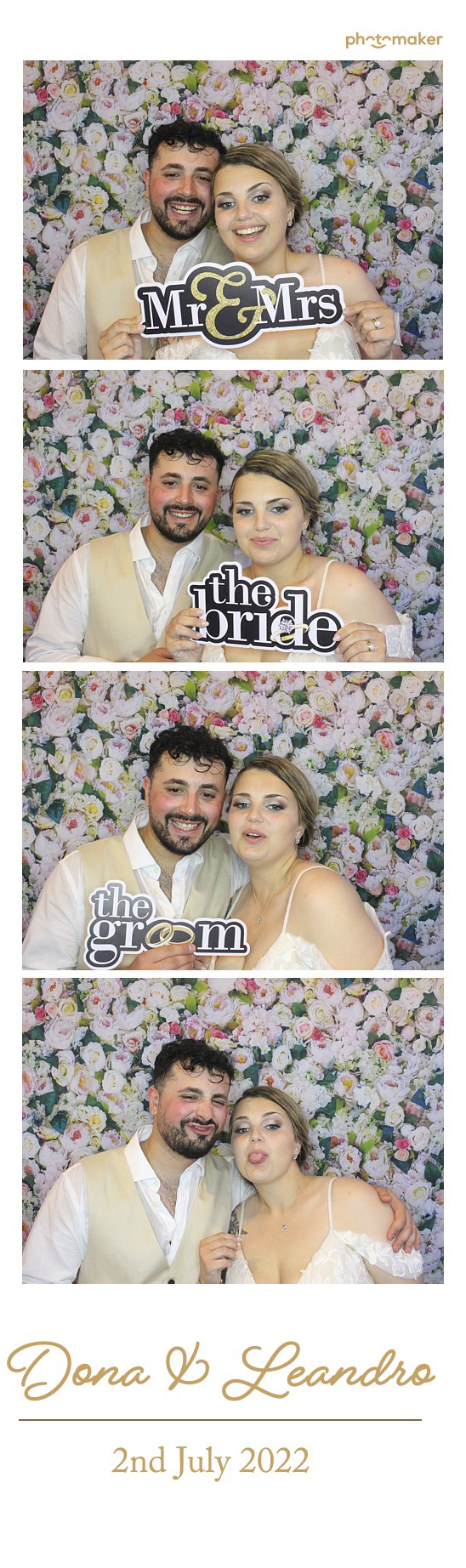 Dona & Leandro's Wedding | View more photos from the event at gallery.photomakerphotobooth.com.mt/u/PhotomakerMalta/Dona-Leandros-Wedding