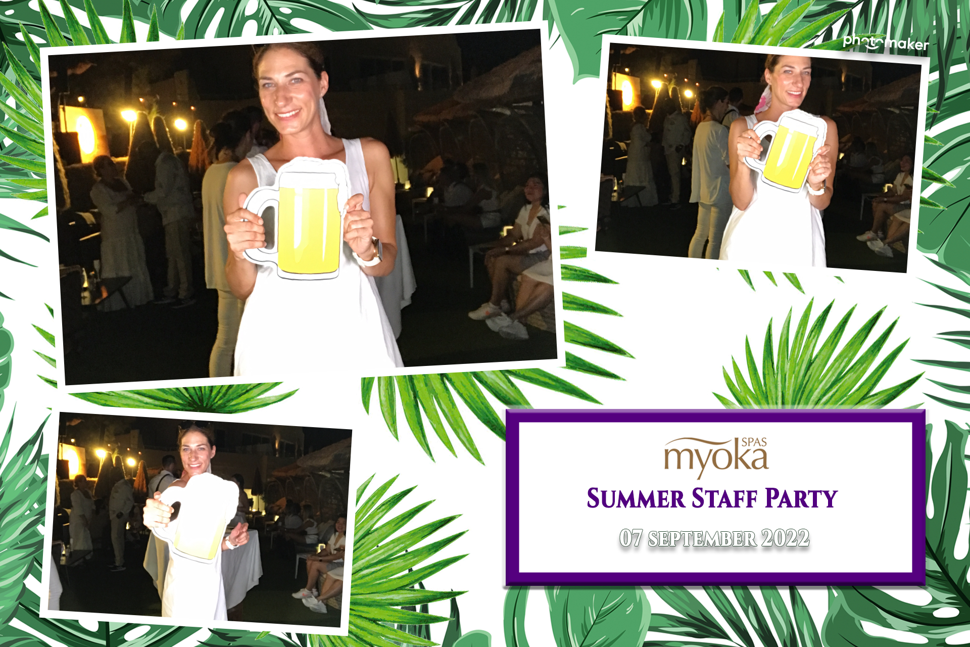 Myoka 5 Senses Spa Summer Party | View more photos from the event at gallery.photomakerphotobooth.com.mt/u/PhotomakerMalta/Myoka-5-Senses-Spa-Summer-Party