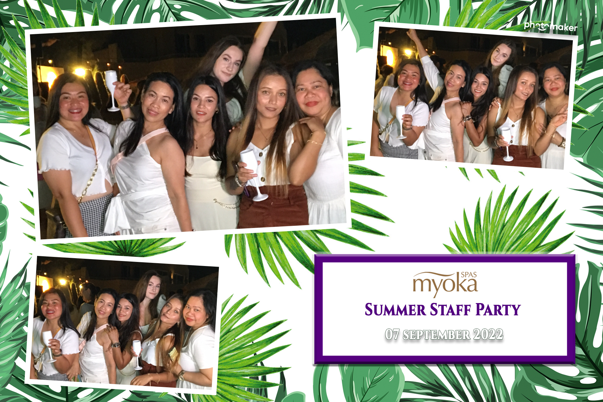 Myoka 5 Senses Spa Summer Party | View more photos from the event at gallery.photomakerphotobooth.com.mt/u/PhotomakerMalta/Myoka-5-Senses-Spa-Summer-Party