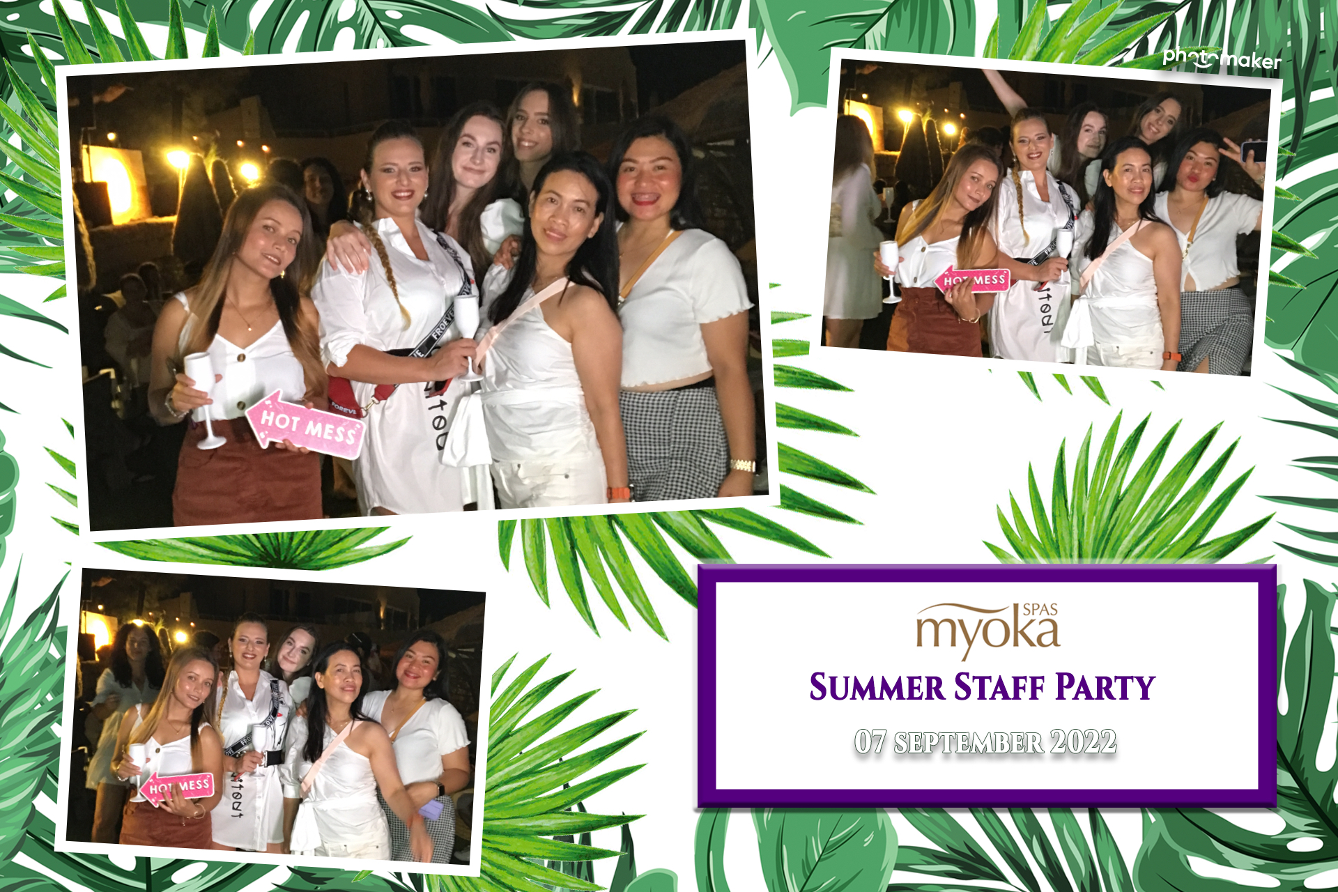 Myoka 5 Senses Spa Summer Party | View more photos from the event at gallery.photomakerphotobooth.com.mt/u/PhotomakerMalta/Myoka-5-Senses-Spa-Summer-Party
