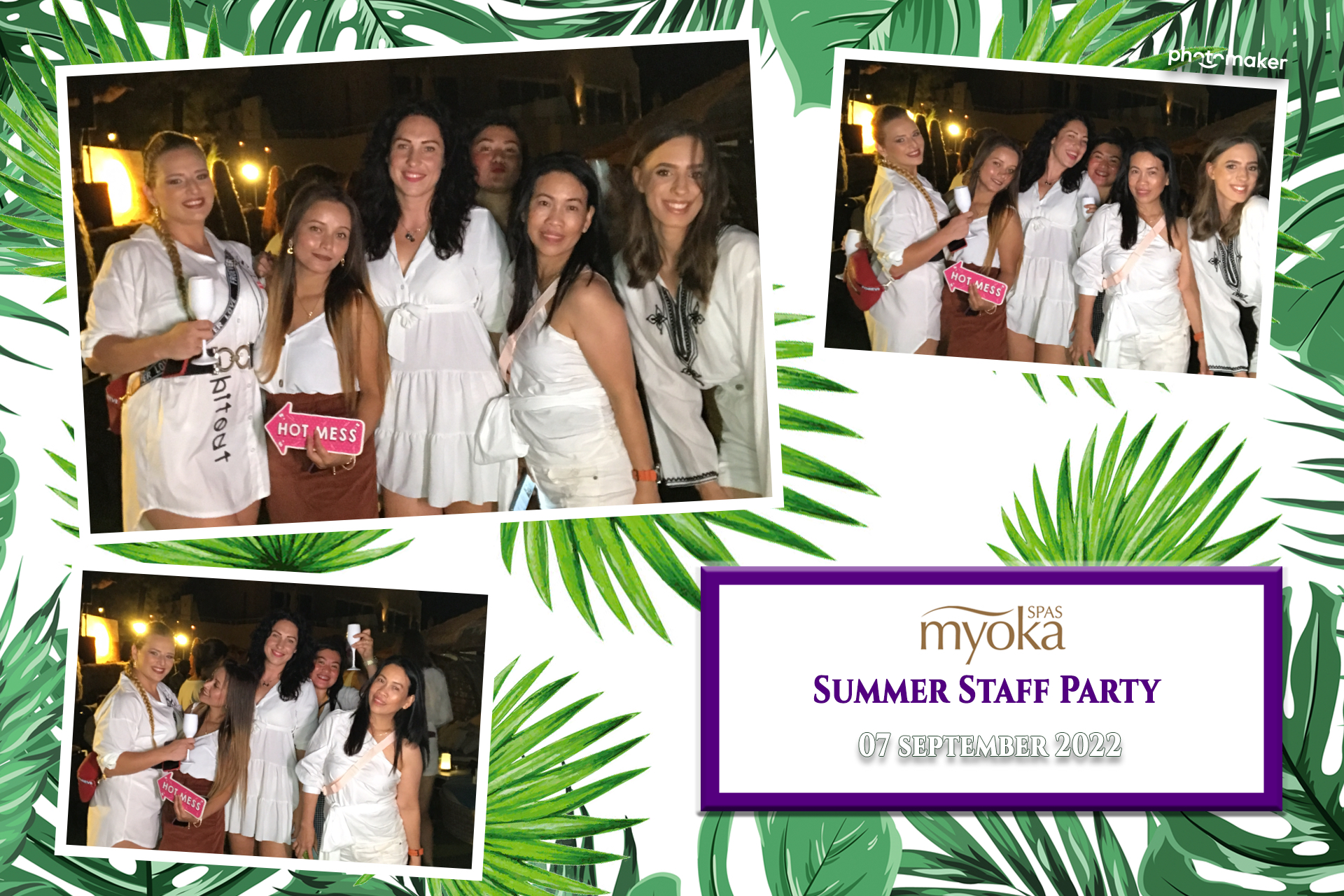 Myoka 5 Senses Spa Summer Party | View more photos from the event at gallery.photomakerphotobooth.com.mt/u/PhotomakerMalta/Myoka-5-Senses-Spa-Summer-Party