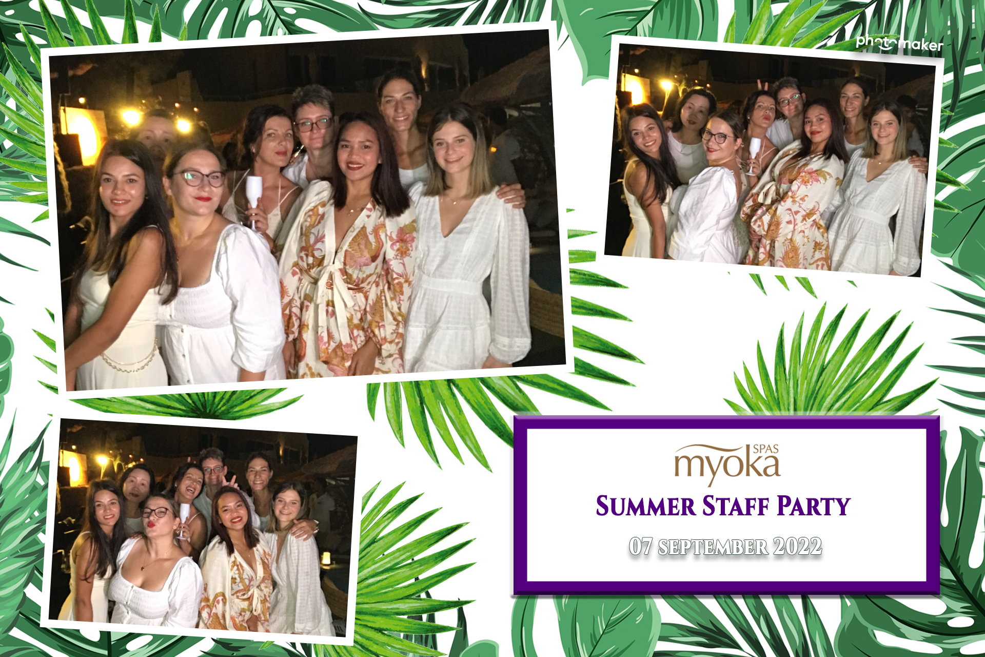 Myoka 5 Senses Spa Summer Party | View more photos from the event at gallery.photomakerphotobooth.com.mt/u/PhotomakerMalta/Myoka-5-Senses-Spa-Summer-Party