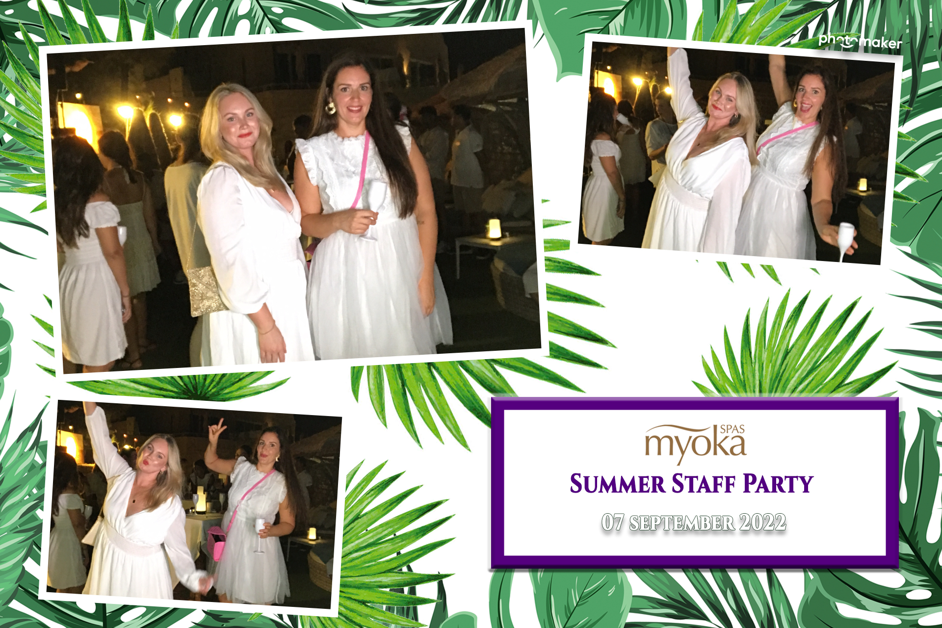 Myoka 5 Senses Spa Summer Party | View more photos from the event at gallery.photomakerphotobooth.com.mt/u/PhotomakerMalta/Myoka-5-Senses-Spa-Summer-Party