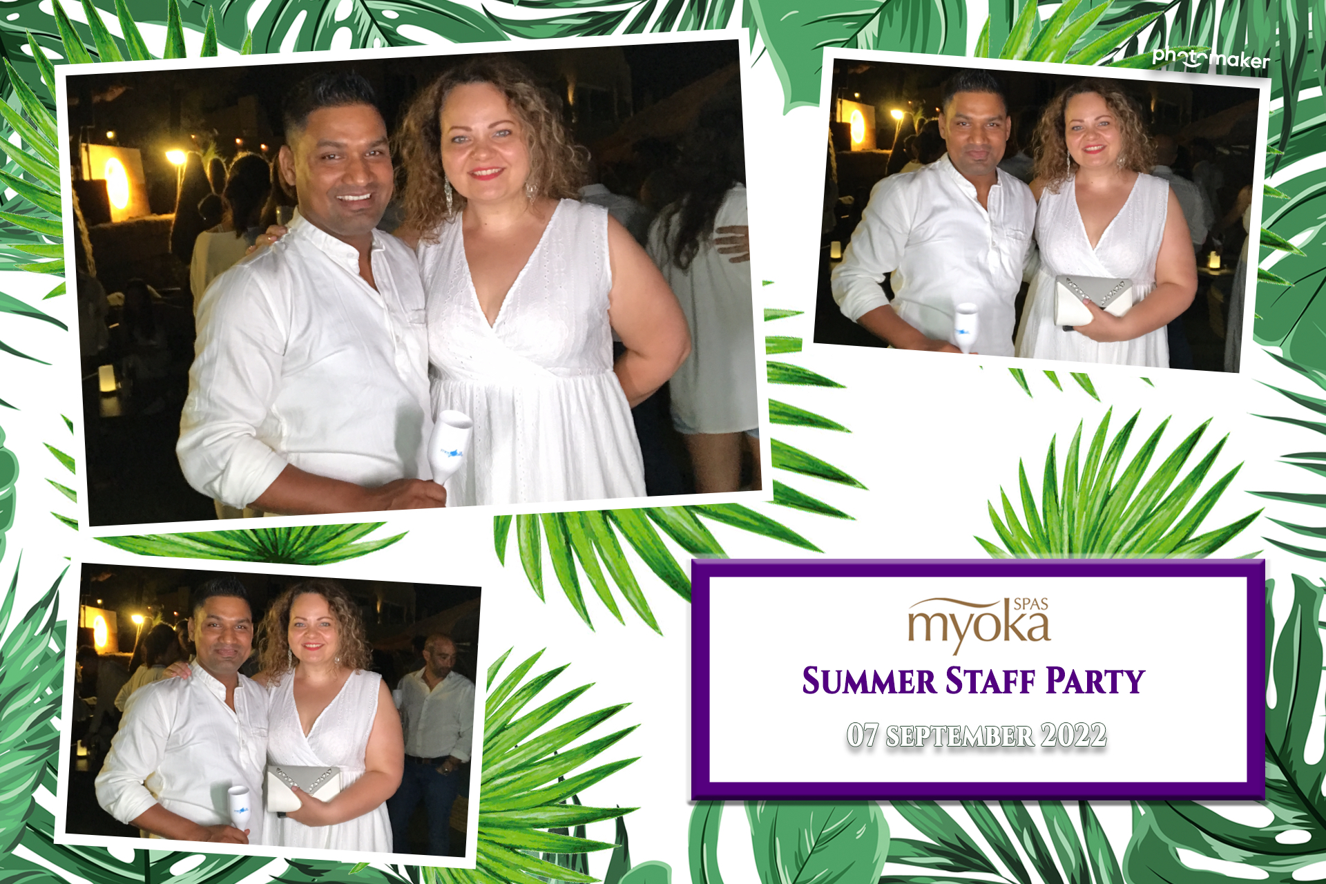 Myoka 5 Senses Spa Summer Party | View more photos from the event at gallery.photomakerphotobooth.com.mt/u/PhotomakerMalta/Myoka-5-Senses-Spa-Summer-Party