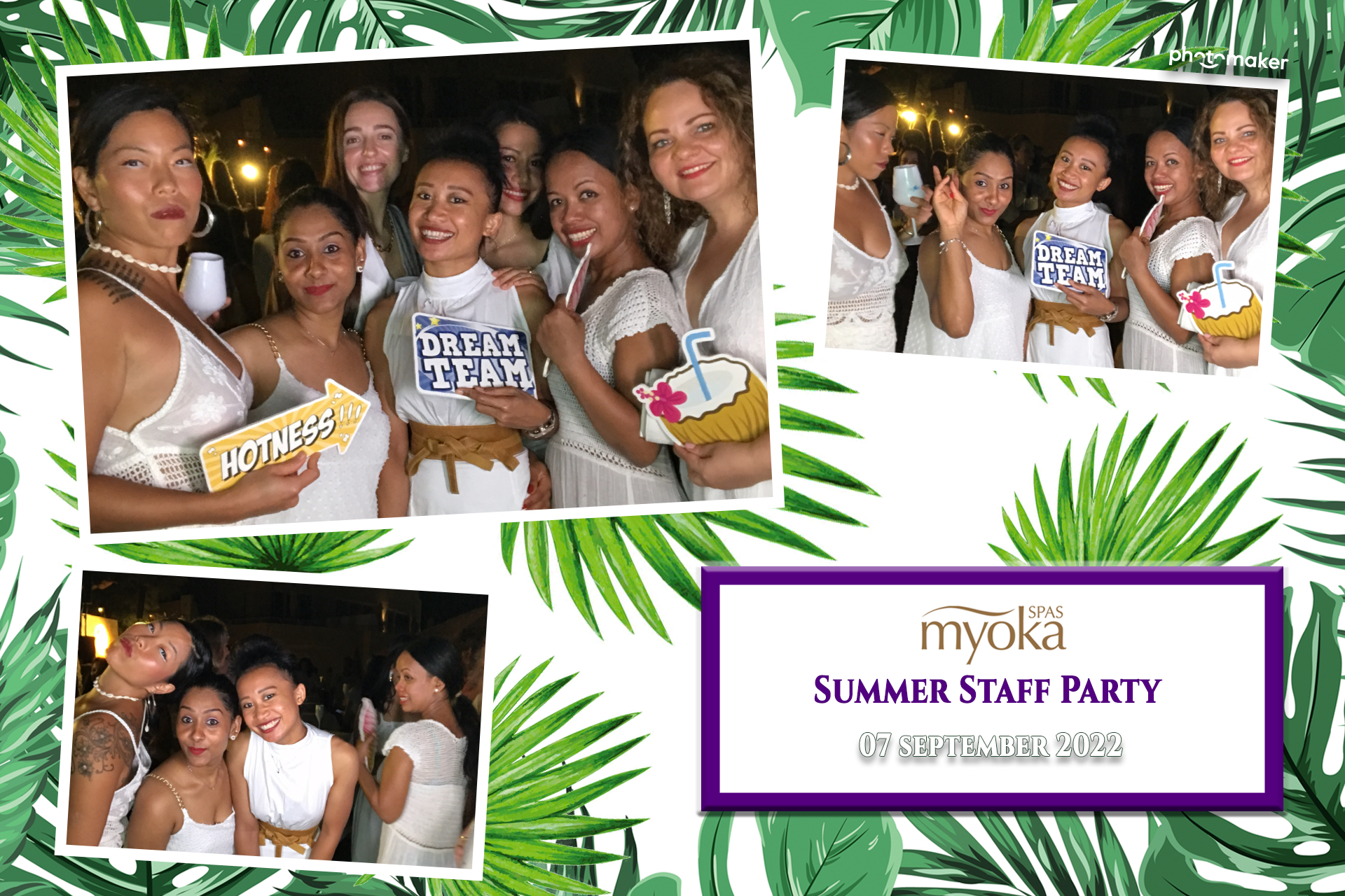 Myoka 5 Senses Spa Summer Party | View more photos from the event at gallery.photomakerphotobooth.com.mt/u/PhotomakerMalta/Myoka-5-Senses-Spa-Summer-Party