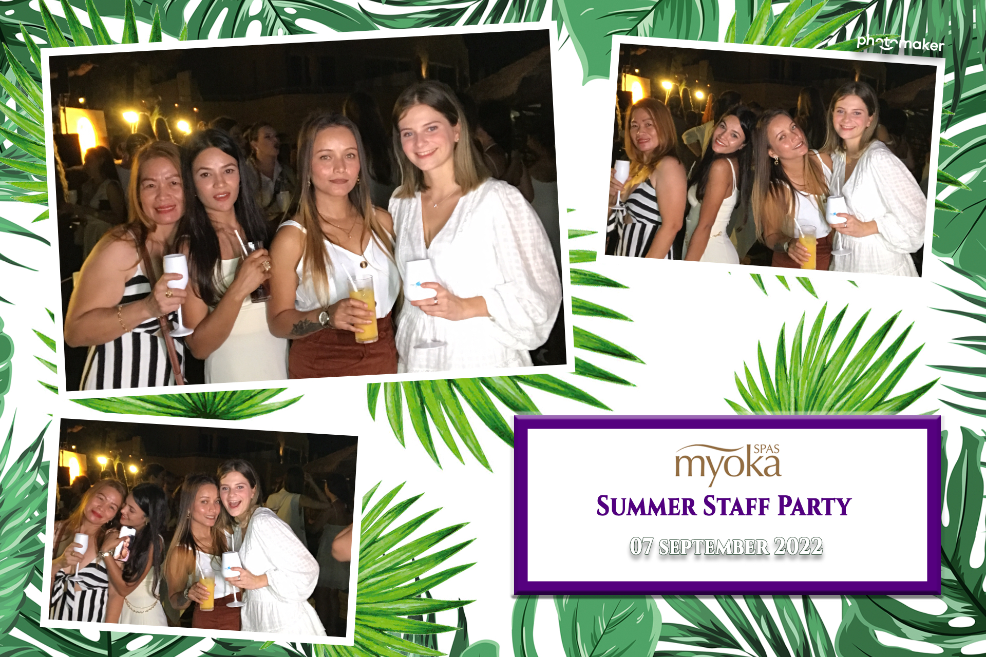 Myoka 5 Senses Spa Summer Party | View more photos from the event at gallery.photomakerphotobooth.com.mt/u/PhotomakerMalta/Myoka-5-Senses-Spa-Summer-Party