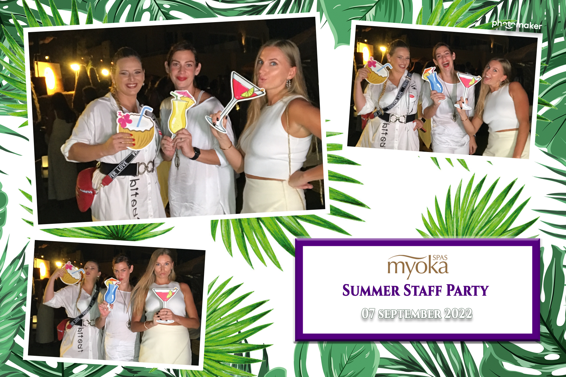 Myoka 5 Senses Spa Summer Party | View more photos from the event at gallery.photomakerphotobooth.com.mt/u/PhotomakerMalta/Myoka-5-Senses-Spa-Summer-Party
