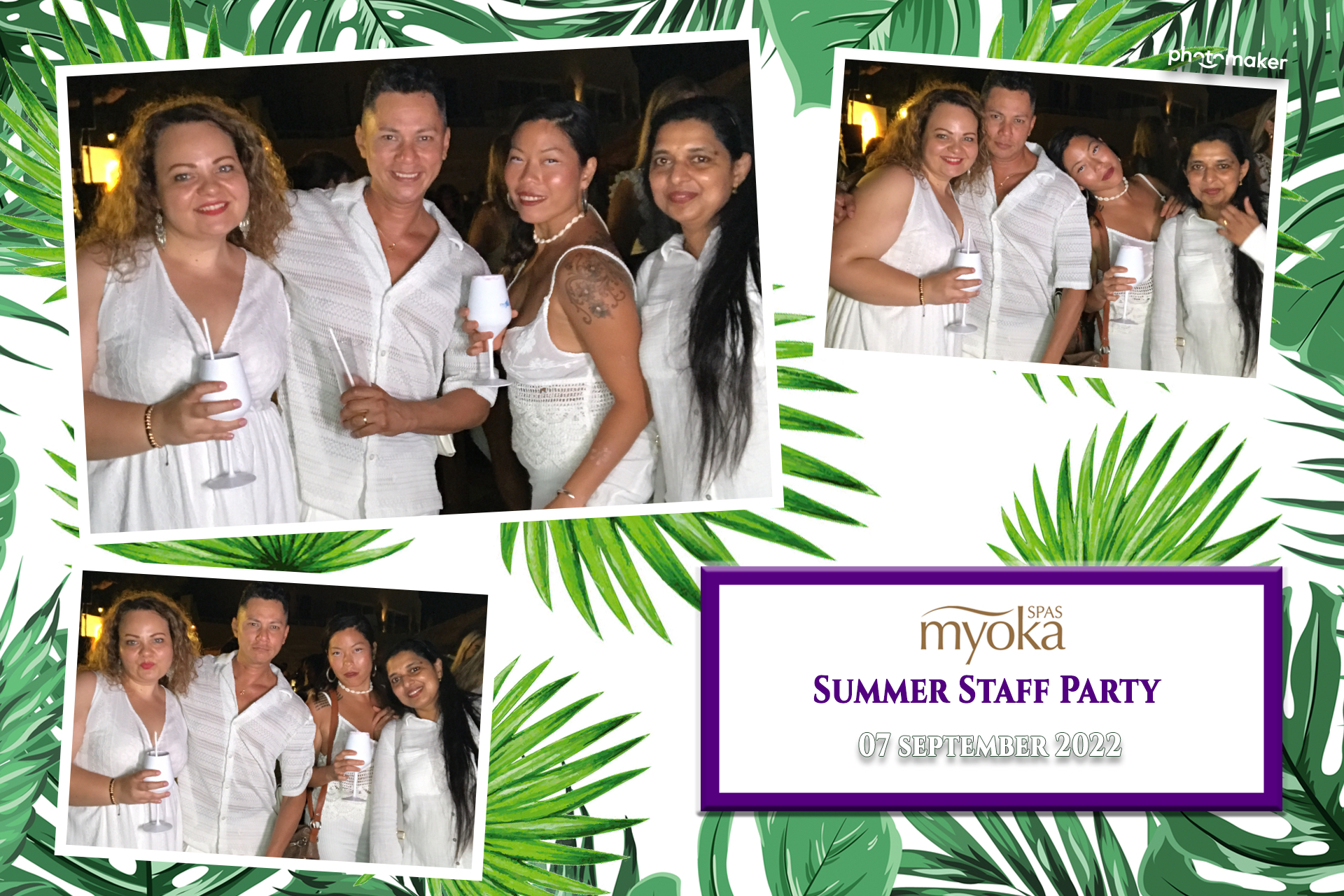 Myoka 5 Senses Spa Summer Party | View more photos from the event at gallery.photomakerphotobooth.com.mt/u/PhotomakerMalta/Myoka-5-Senses-Spa-Summer-Party