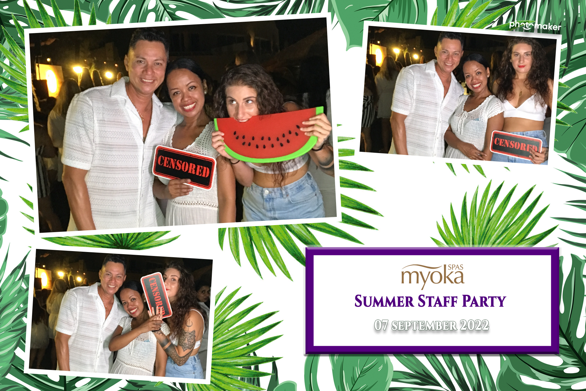 Myoka 5 Senses Spa Summer Party | View more photos from the event at gallery.photomakerphotobooth.com.mt/u/PhotomakerMalta/Myoka-5-Senses-Spa-Summer-Party