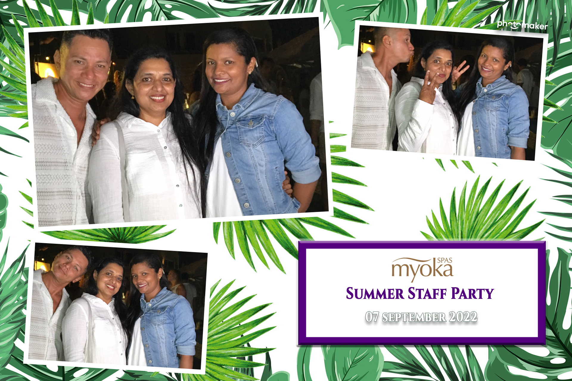 Myoka 5 Senses Spa Summer Party | View more photos from the event at gallery.photomakerphotobooth.com.mt/u/PhotomakerMalta/Myoka-5-Senses-Spa-Summer-Party