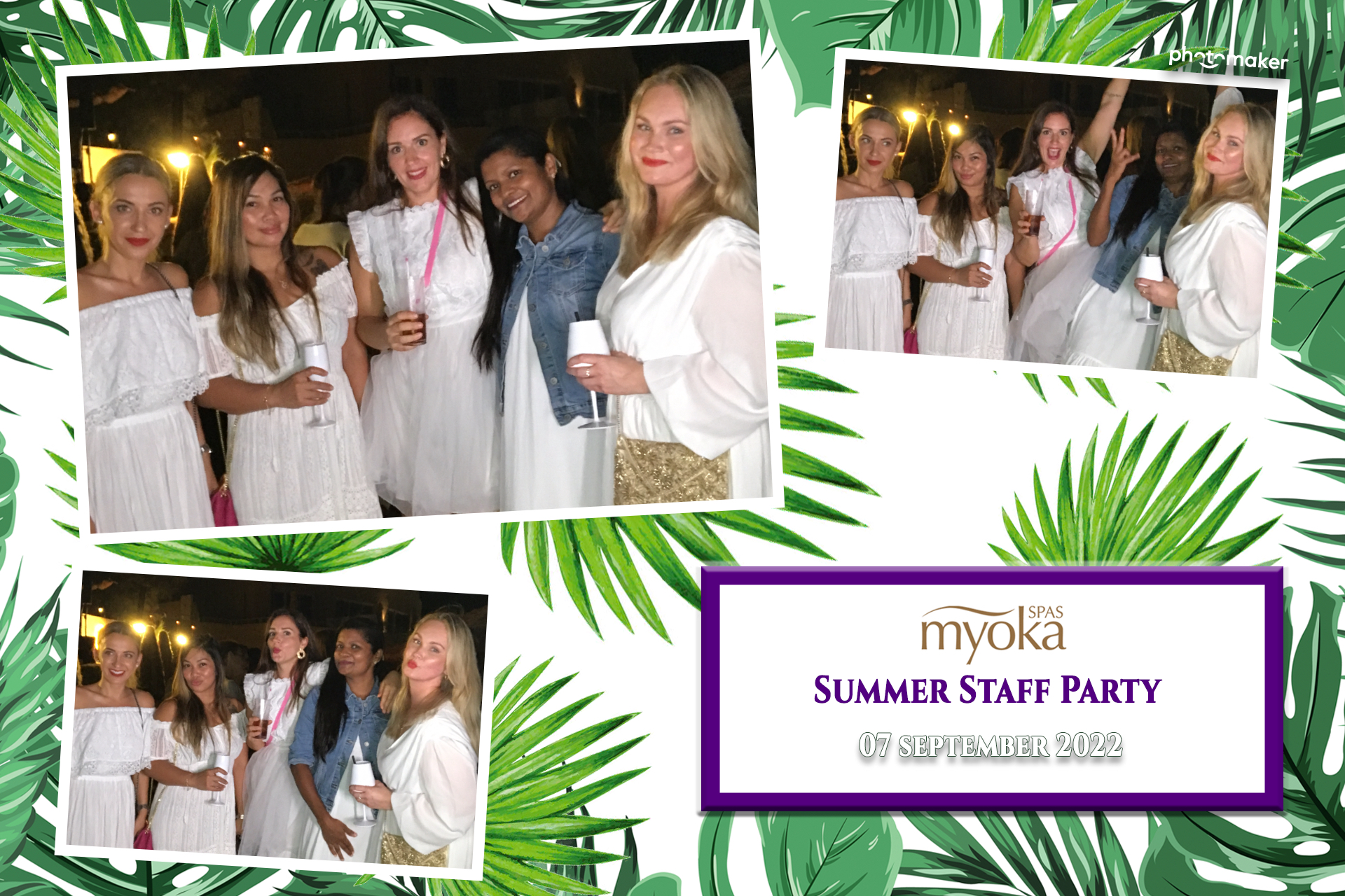 Myoka 5 Senses Spa Summer Party | View more photos from the event at gallery.photomakerphotobooth.com.mt/u/PhotomakerMalta/Myoka-5-Senses-Spa-Summer-Party