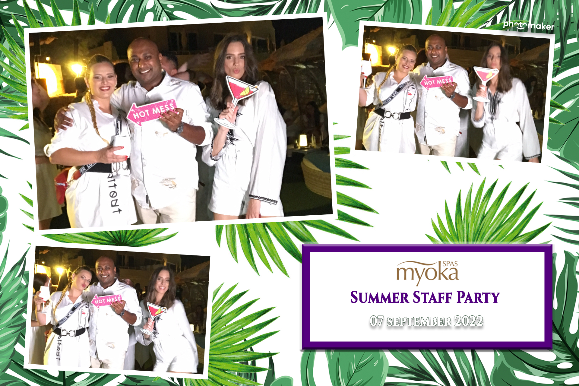 Myoka 5 Senses Spa Summer Party | View more photos from the event at gallery.photomakerphotobooth.com.mt/u/PhotomakerMalta/Myoka-5-Senses-Spa-Summer-Party