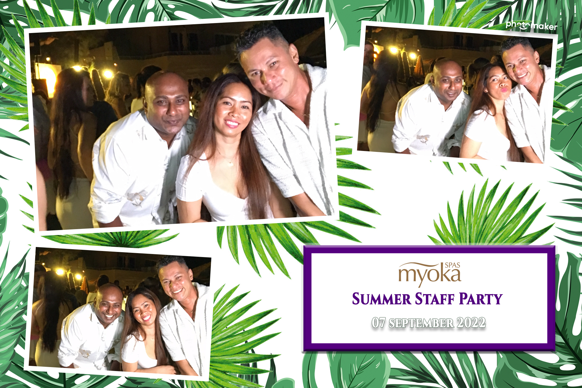 Myoka 5 Senses Spa Summer Party | View more photos from the event at gallery.photomakerphotobooth.com.mt/u/PhotomakerMalta/Myoka-5-Senses-Spa-Summer-Party