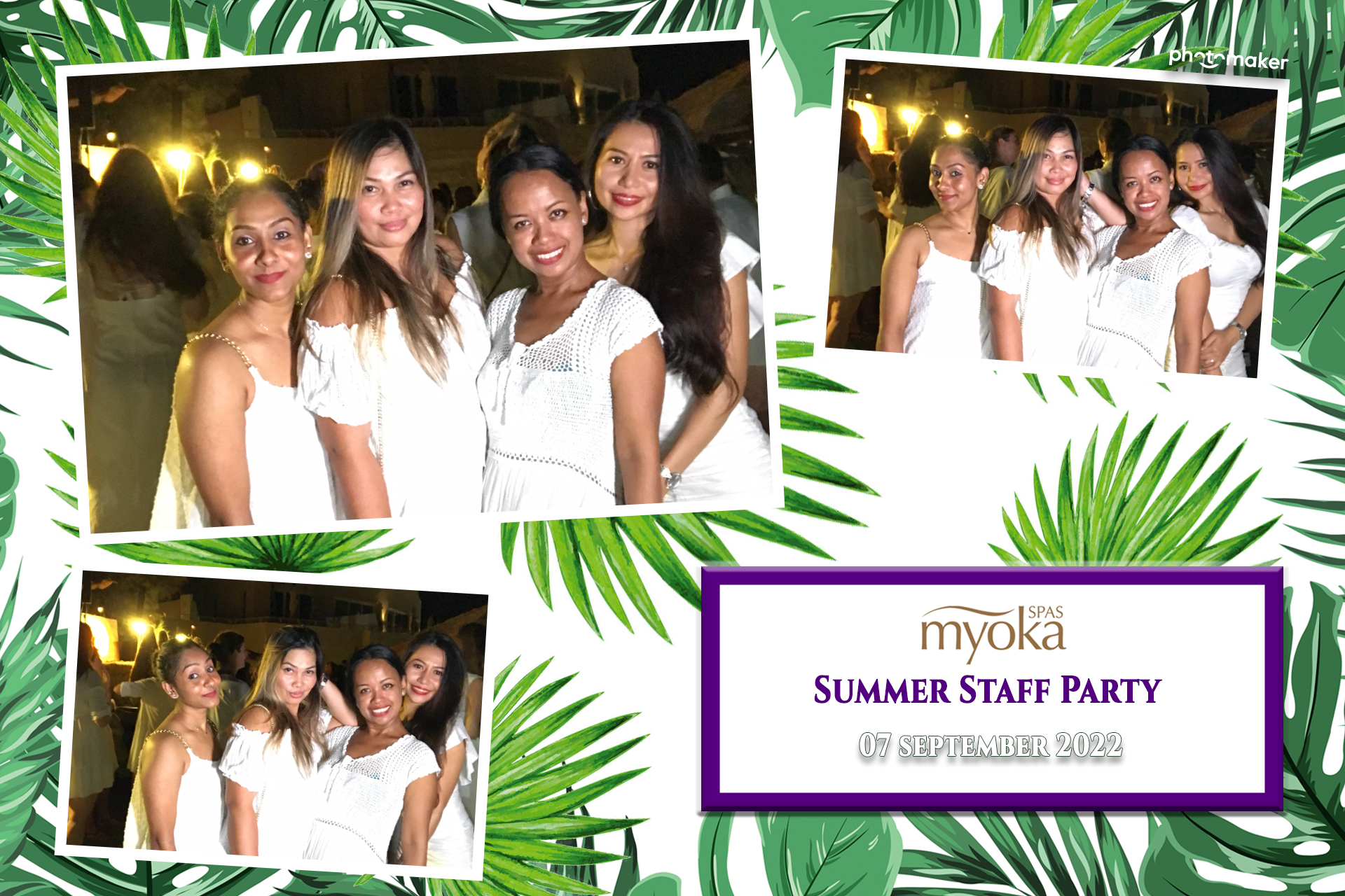 Myoka 5 Senses Spa Summer Party | View more photos from the event at gallery.photomakerphotobooth.com.mt/u/PhotomakerMalta/Myoka-5-Senses-Spa-Summer-Party