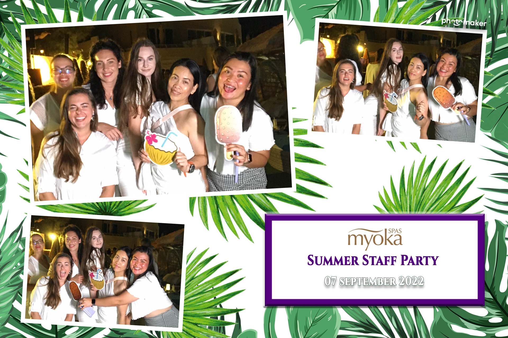 Myoka 5 Senses Spa Summer Party | View more photos from the event at gallery.photomakerphotobooth.com.mt/u/PhotomakerMalta/Myoka-5-Senses-Spa-Summer-Party