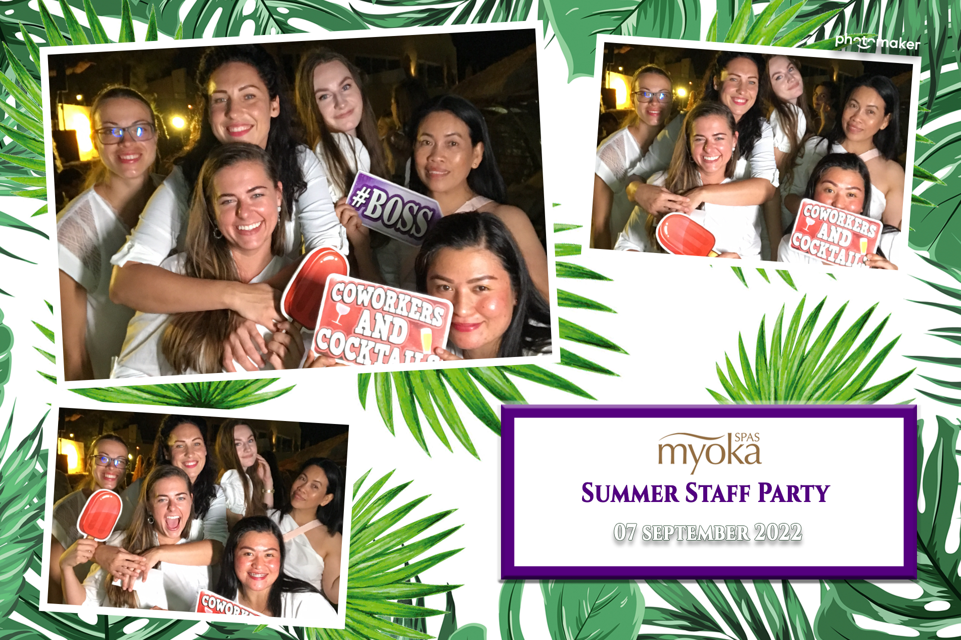 Myoka 5 Senses Spa Summer Party | View more photos from the event at gallery.photomakerphotobooth.com.mt/u/PhotomakerMalta/Myoka-5-Senses-Spa-Summer-Party