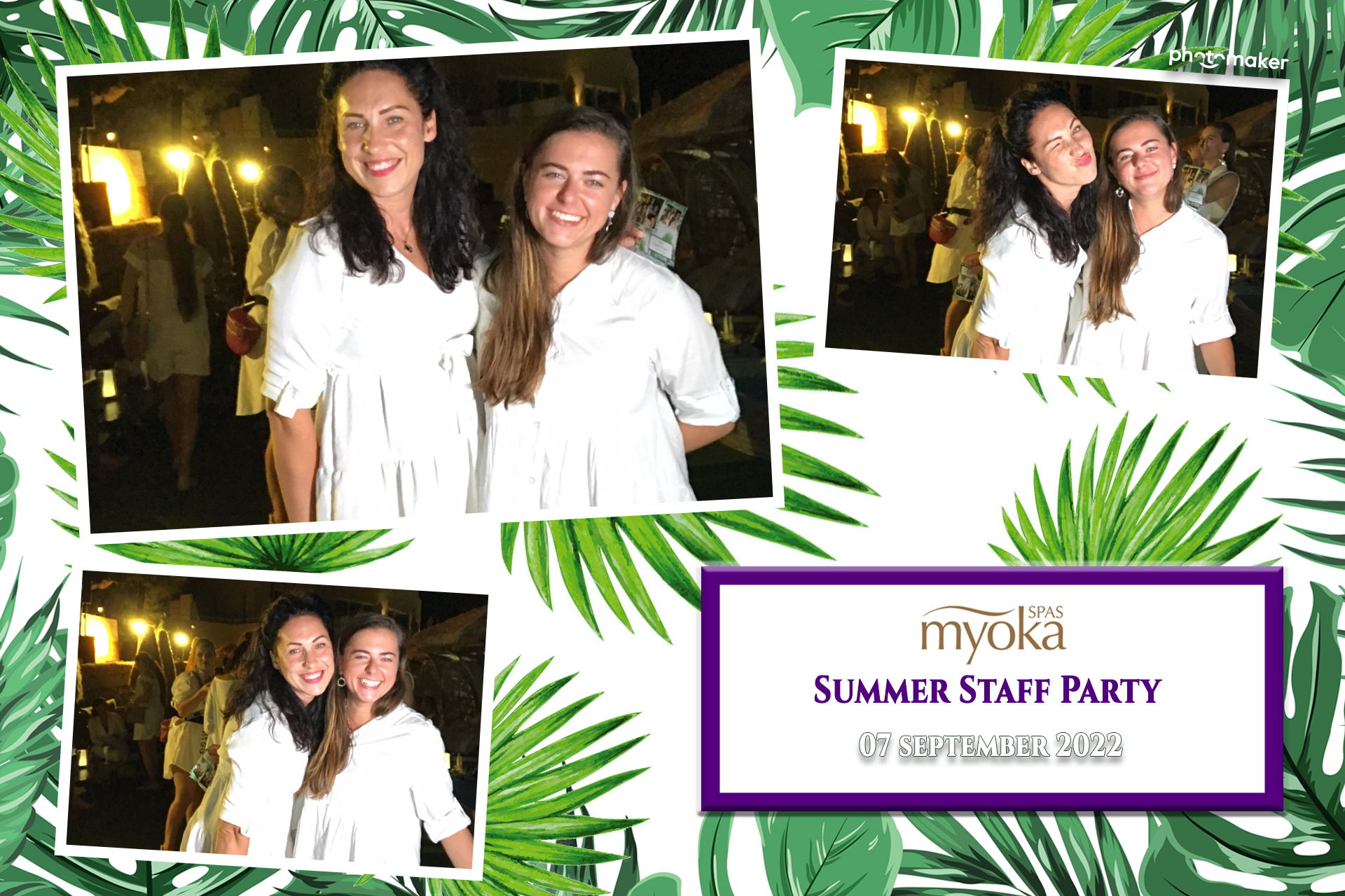 Myoka 5 Senses Spa Summer Party | View more photos from the event at gallery.photomakerphotobooth.com.mt/u/PhotomakerMalta/Myoka-5-Senses-Spa-Summer-Party